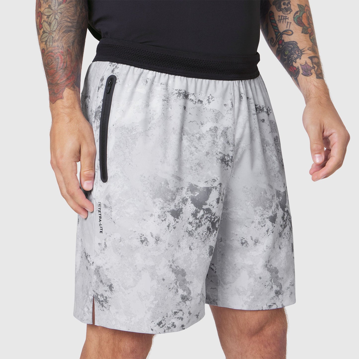 1196. TETRA-LITE® 7" Linerless Training Short Sedona Snow Camo | ASRV on sale