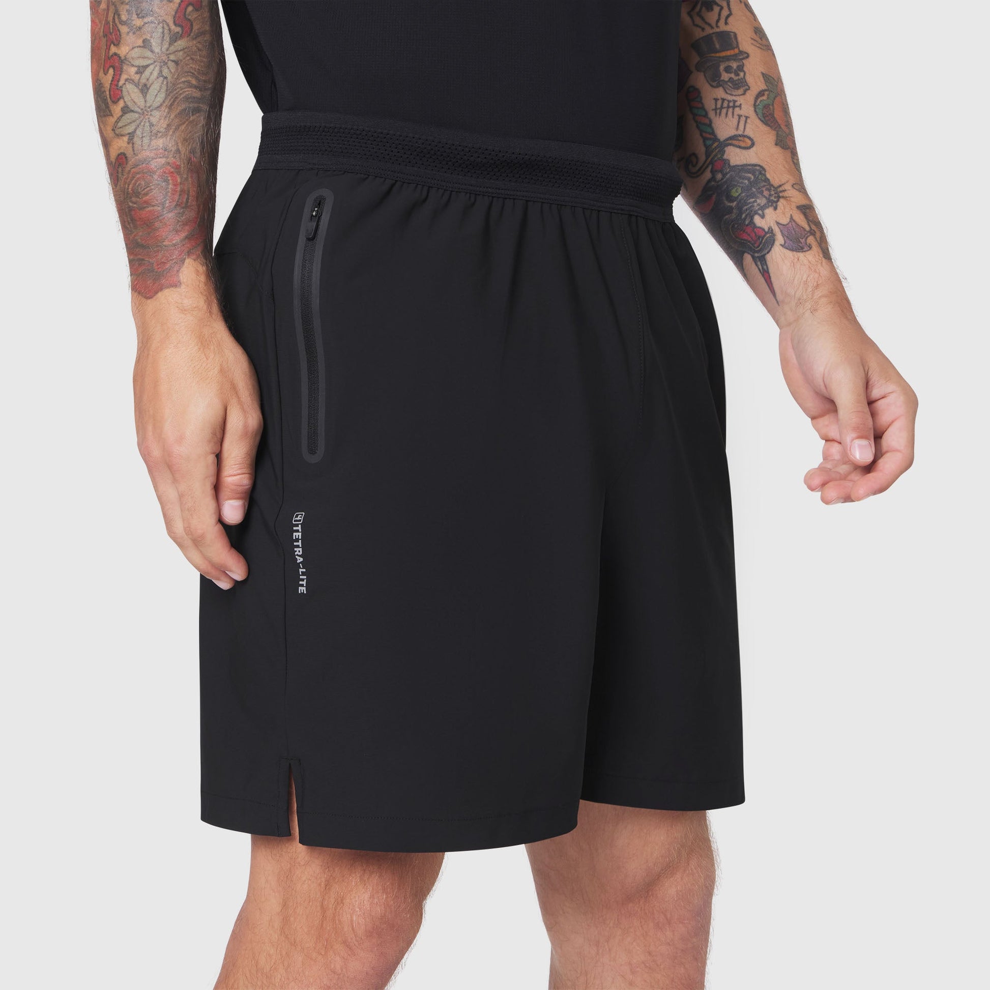 1196. TETRA-LITE® 7" Linerless Training Short Black | ASRV Online
