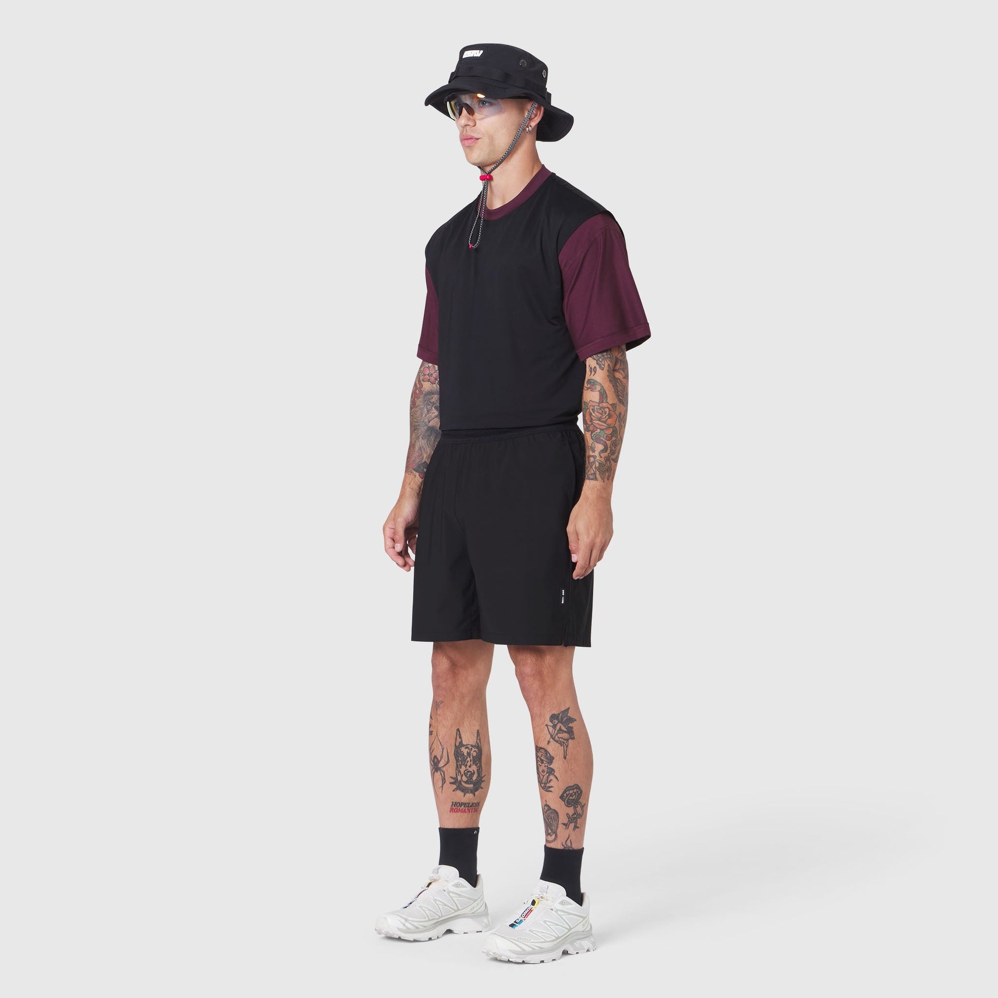 1196. TETRA-LITE® 7" Linerless Training Short Black | ASRV Online
