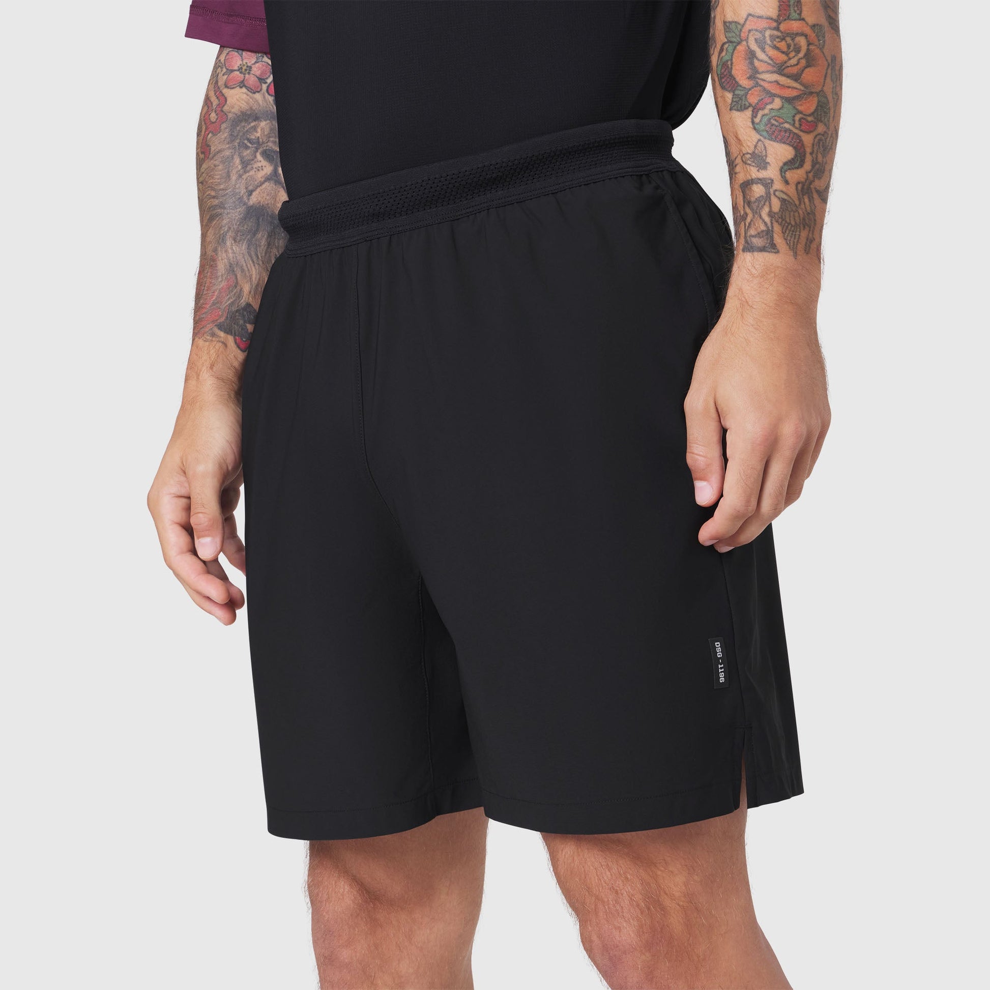 1196. TETRA-LITE® 7" Linerless Training Short Black | ASRV Online