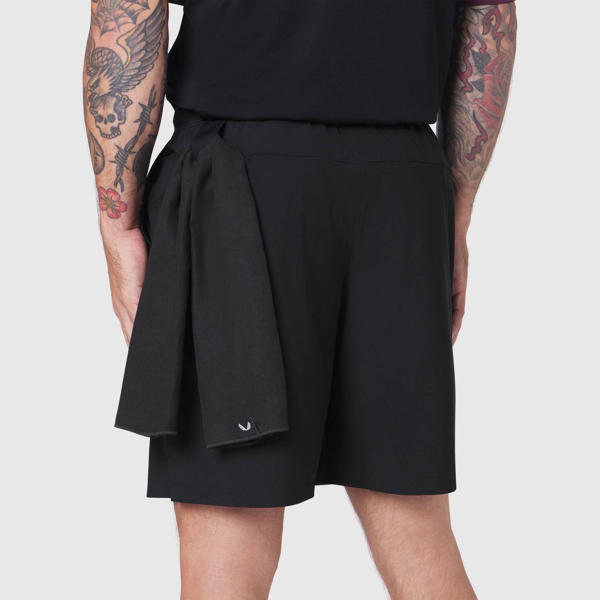 1196. TETRA-LITE® 7" Linerless Training Short Black | ASRV Online