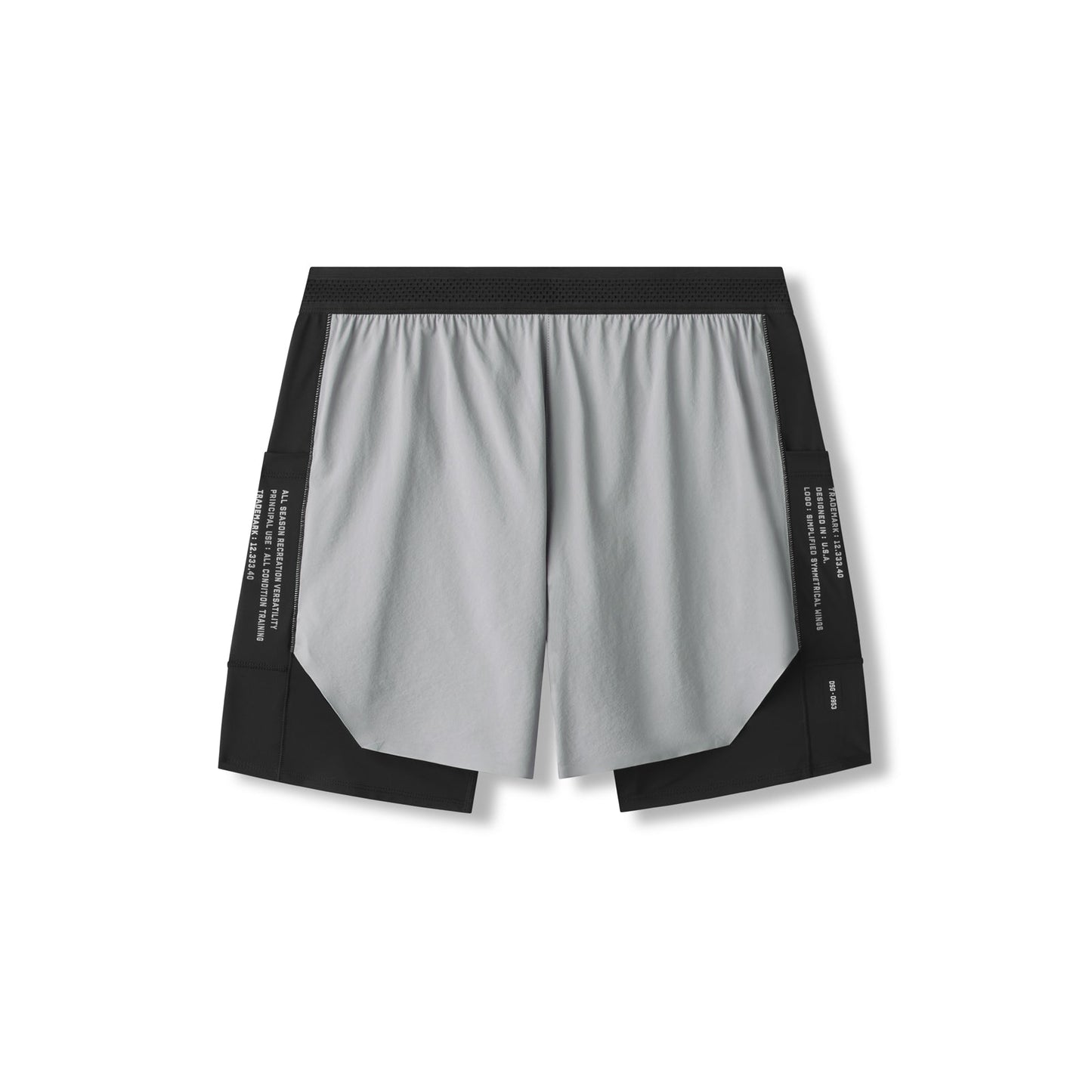 0953. Aerotex™ Hybrid Liner Short Slate Grey/Black | ASRV sale