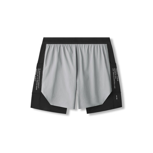 0953. Aerotex™ Hybrid Liner Short Slate Grey/Black | ASRV sale