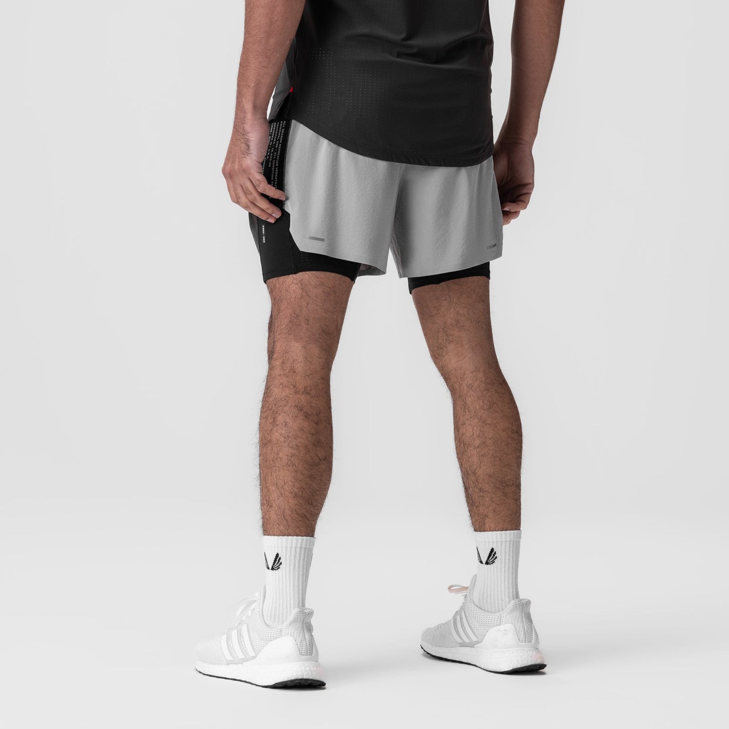 0953. Aerotex™ Hybrid Liner Short Slate Grey/Black | ASRV sale