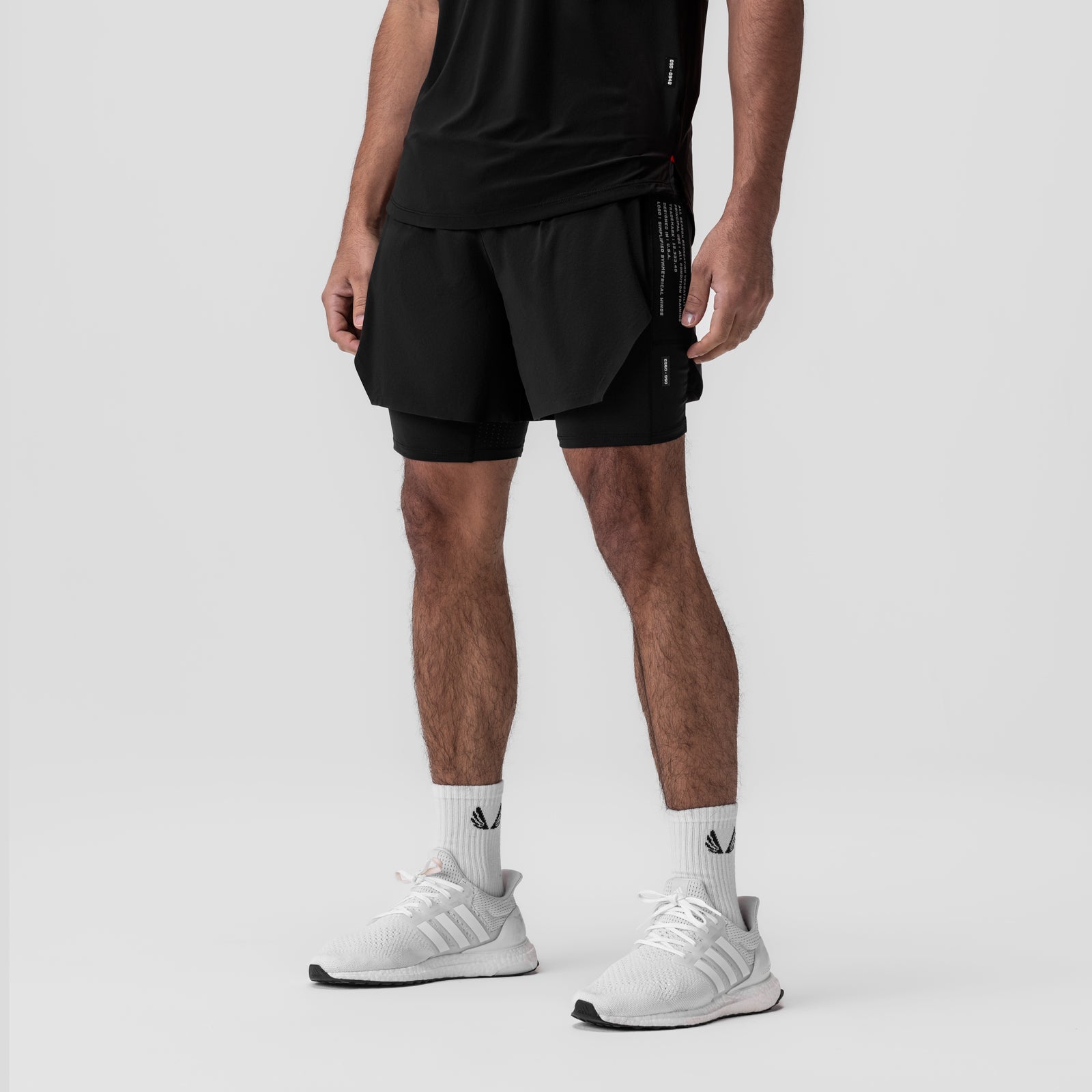 0953. Aerotex™ Hybrid Liner Short Black/Black | ASRV for sale
