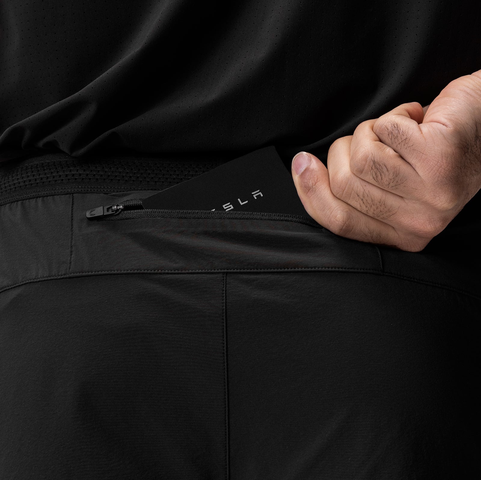 0953. Aerotex™ Hybrid Liner Short Black/Black | ASRV for sale