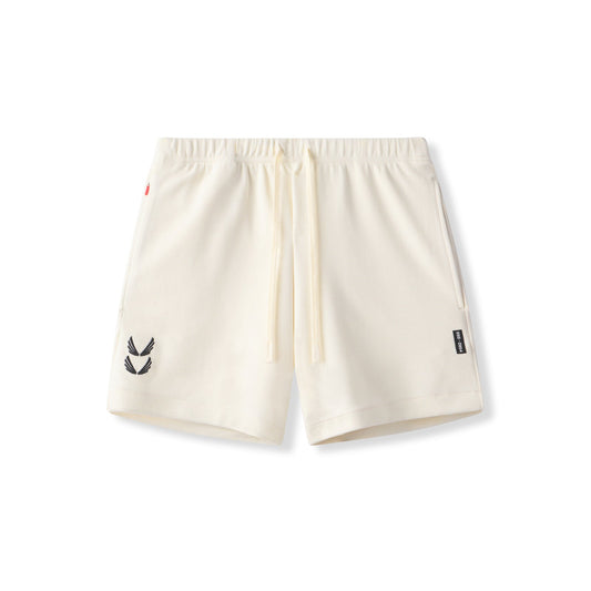 0954. Waffle Knit Sweat Short Cream | ASRV discount