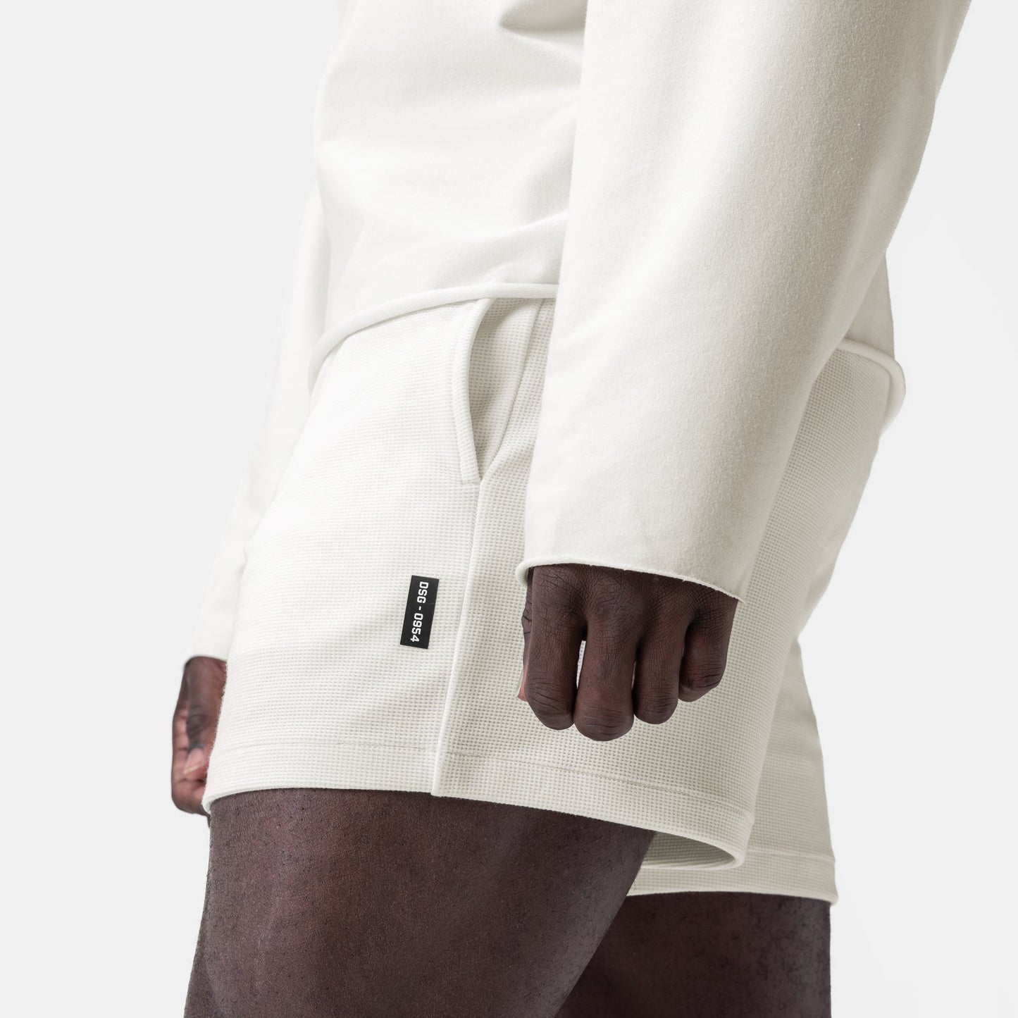 0954. Waffle Knit Sweat Short Cream | ASRV discount