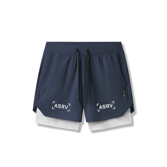 0865. Tetra-Lite® 5" Liner Short Navy "Bracket"/White | ASRV Online
