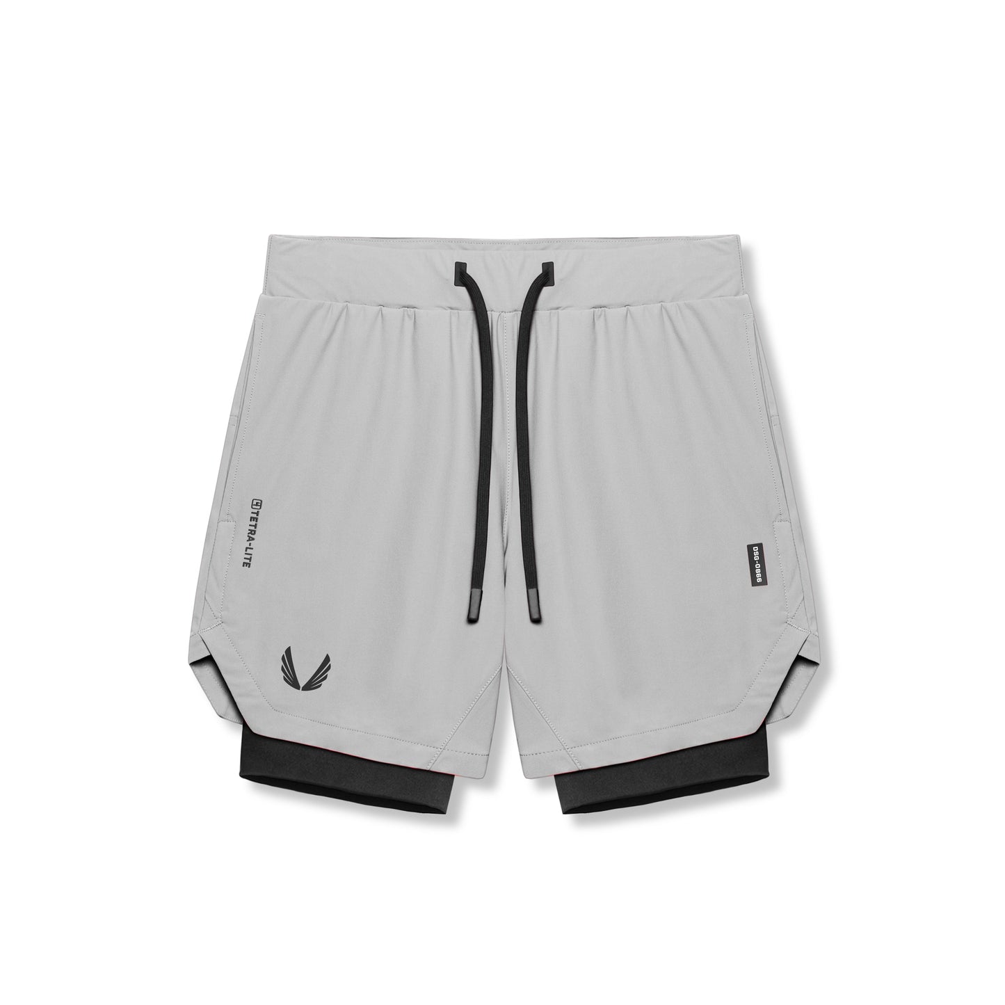 0866. Tetra-Lite® 7" Liner Short Slate Grey "Wings"/Black | ASRV sale