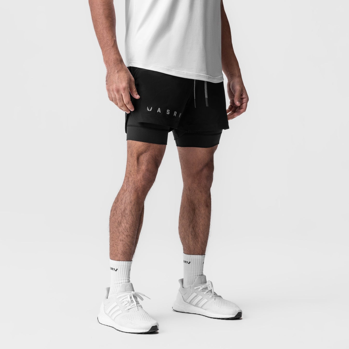 0865. Tetra-Lite® 5" Liner Short Black "Reflective Classic" | ASRV Online