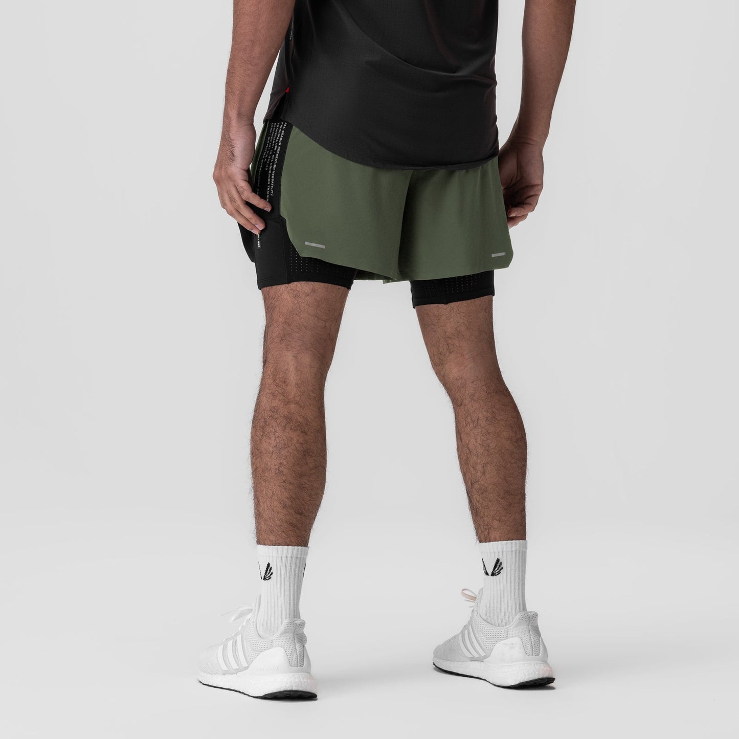 0953. Aerotex™ Hybrid Liner Short Olive/Black | ASRV sale