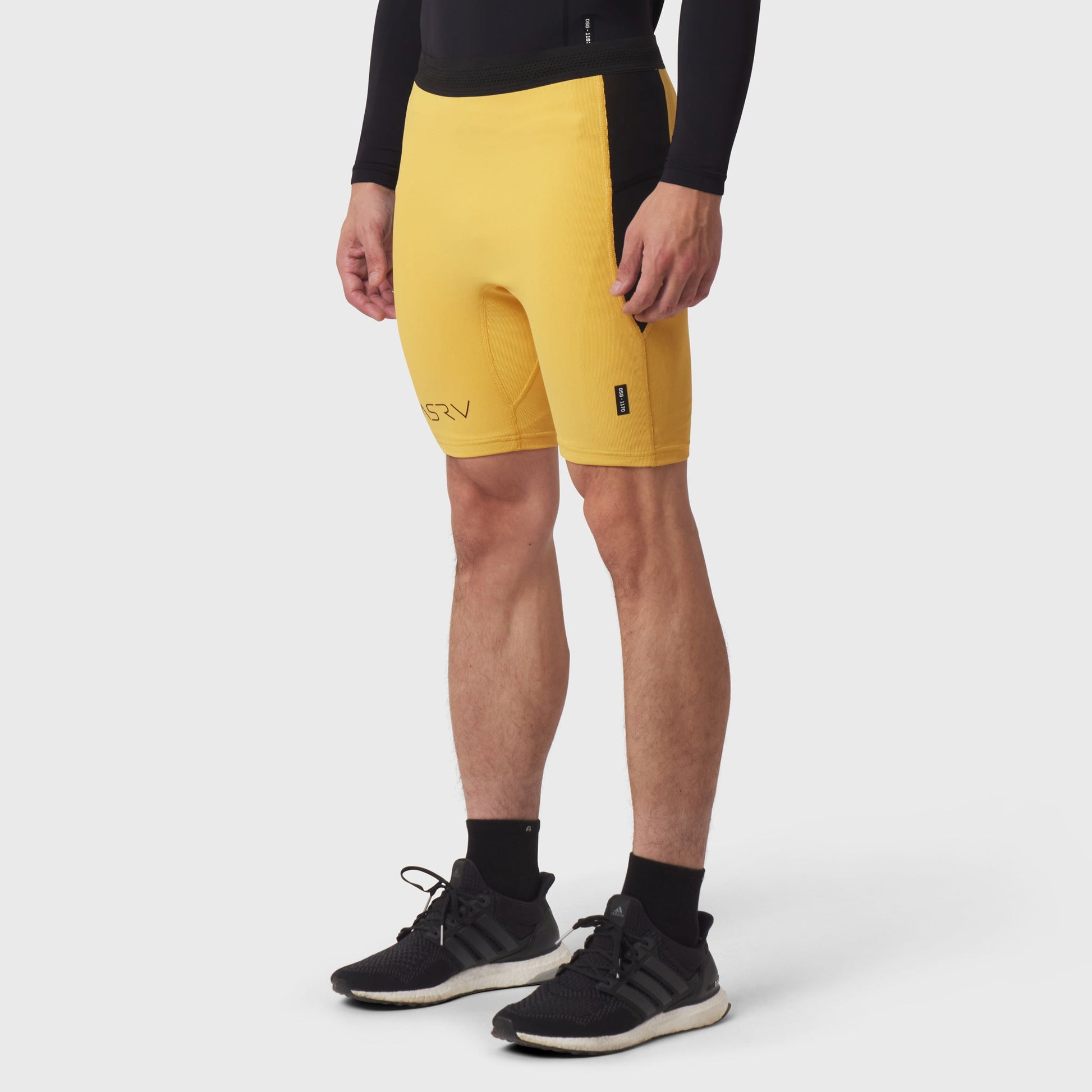 1170. Lycra® Ribbed Run Half-Tight Amber | ASRV on sale