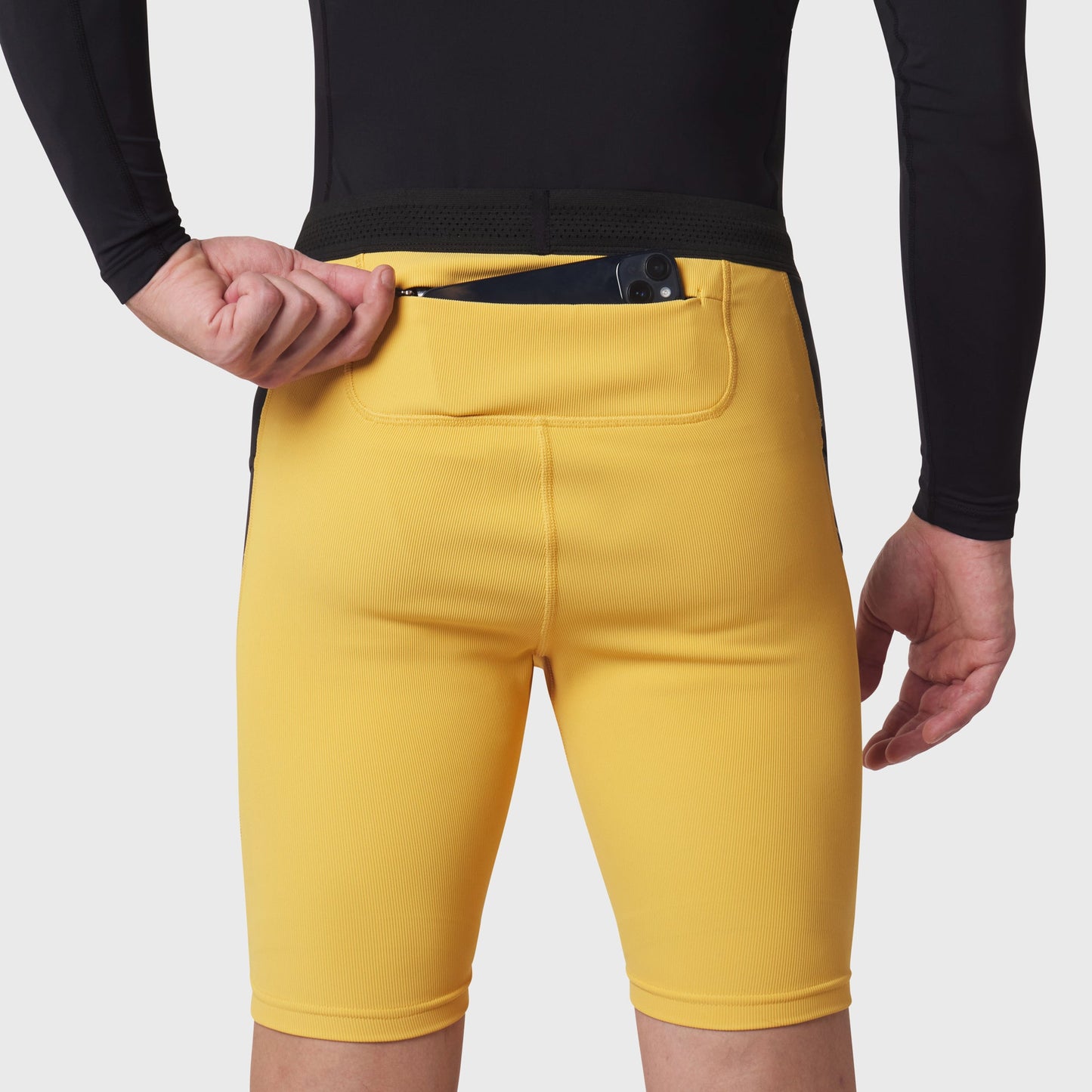 1170. Lycra® Ribbed Run Half-Tight Amber | ASRV on sale
