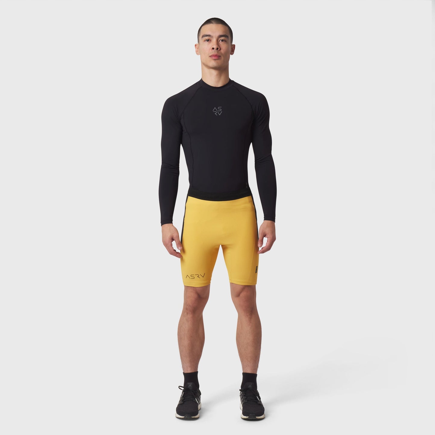 1170. Lycra® Ribbed Run Half-Tight Amber | ASRV on sale