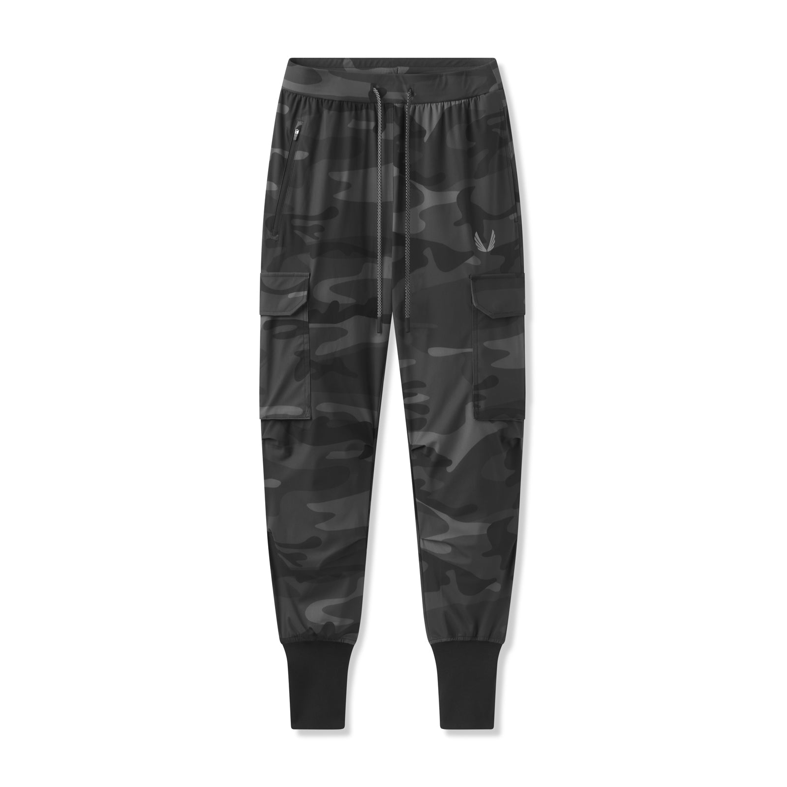 0825. Tetra-Lite® Cargo High Rib Jogger Black Camo "Reflective" | ASRV on sale