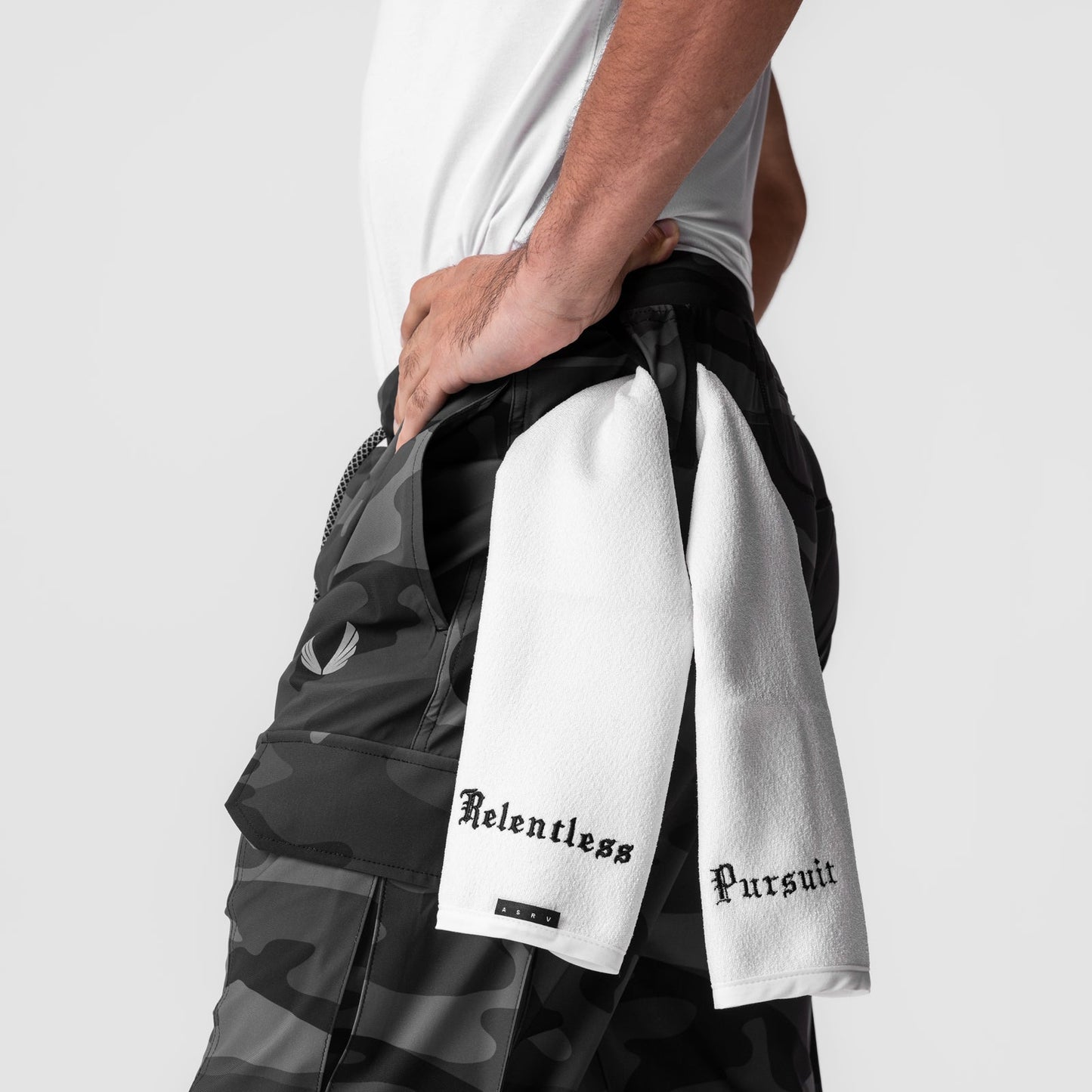 0825. Tetra-Lite® Cargo High Rib Jogger Black Camo "Reflective" | ASRV on sale