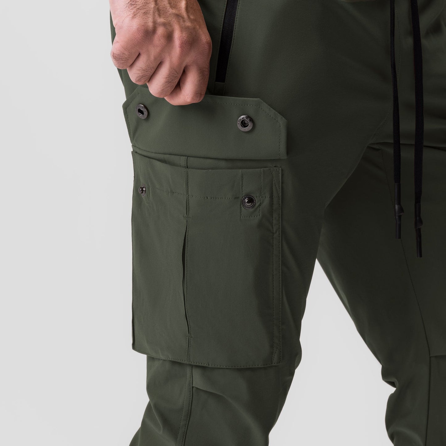 0825. Tetra-Lite® Cargo High Rib Jogger Olive | ASRV for sale