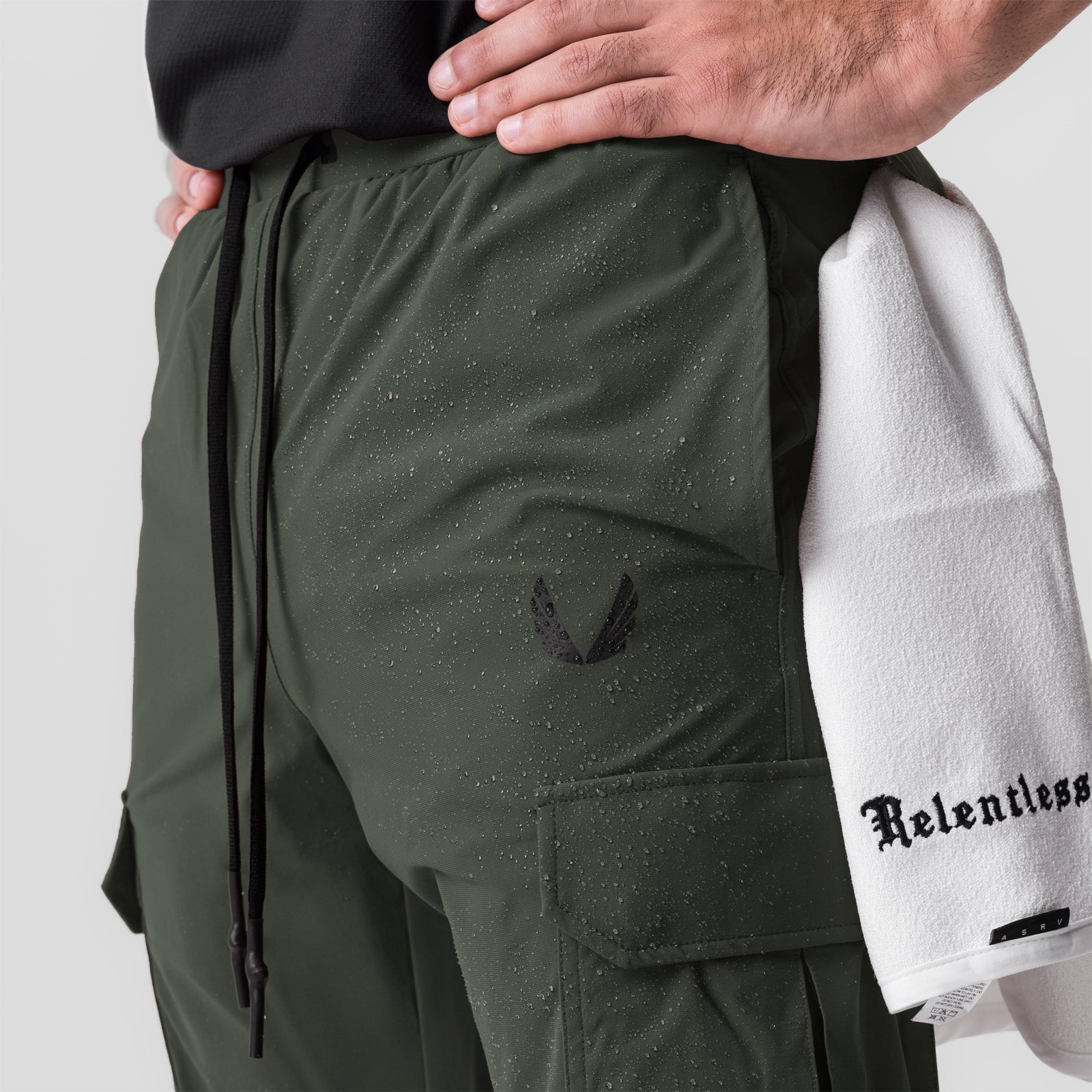 0825. Tetra-Lite® Cargo High Rib Jogger Olive | ASRV for sale