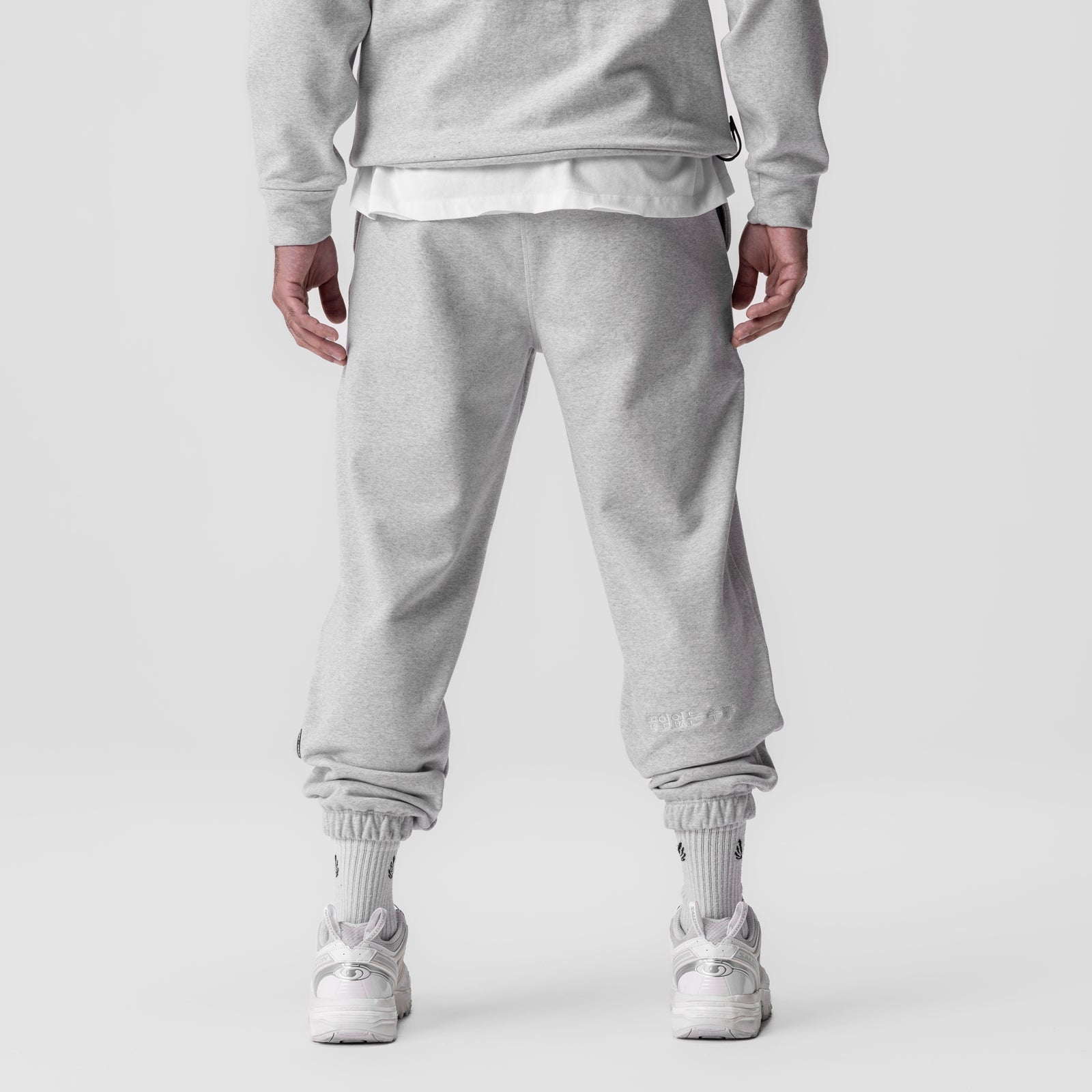 0655. Tech-Terry™ Oversized Sweats Heather Grey "Emblem" | ASRV sale