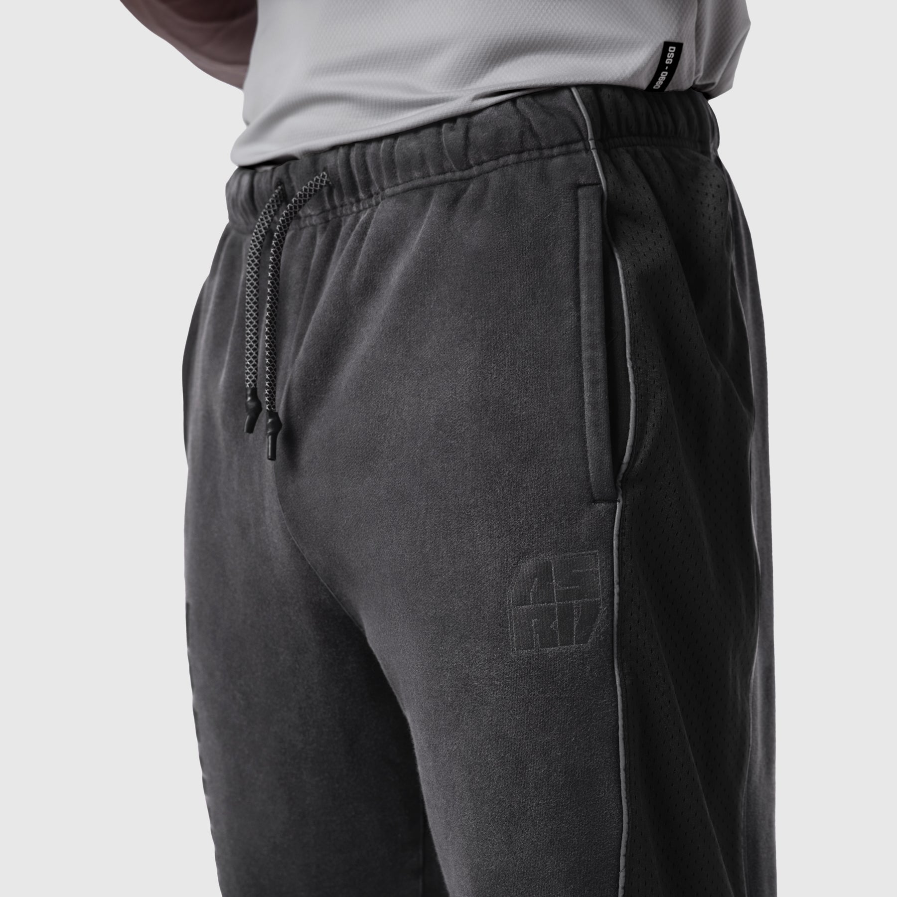 1120. Tech-Terry™ Mesh Panel Sweats Black "Blade TD" | ASRV discount