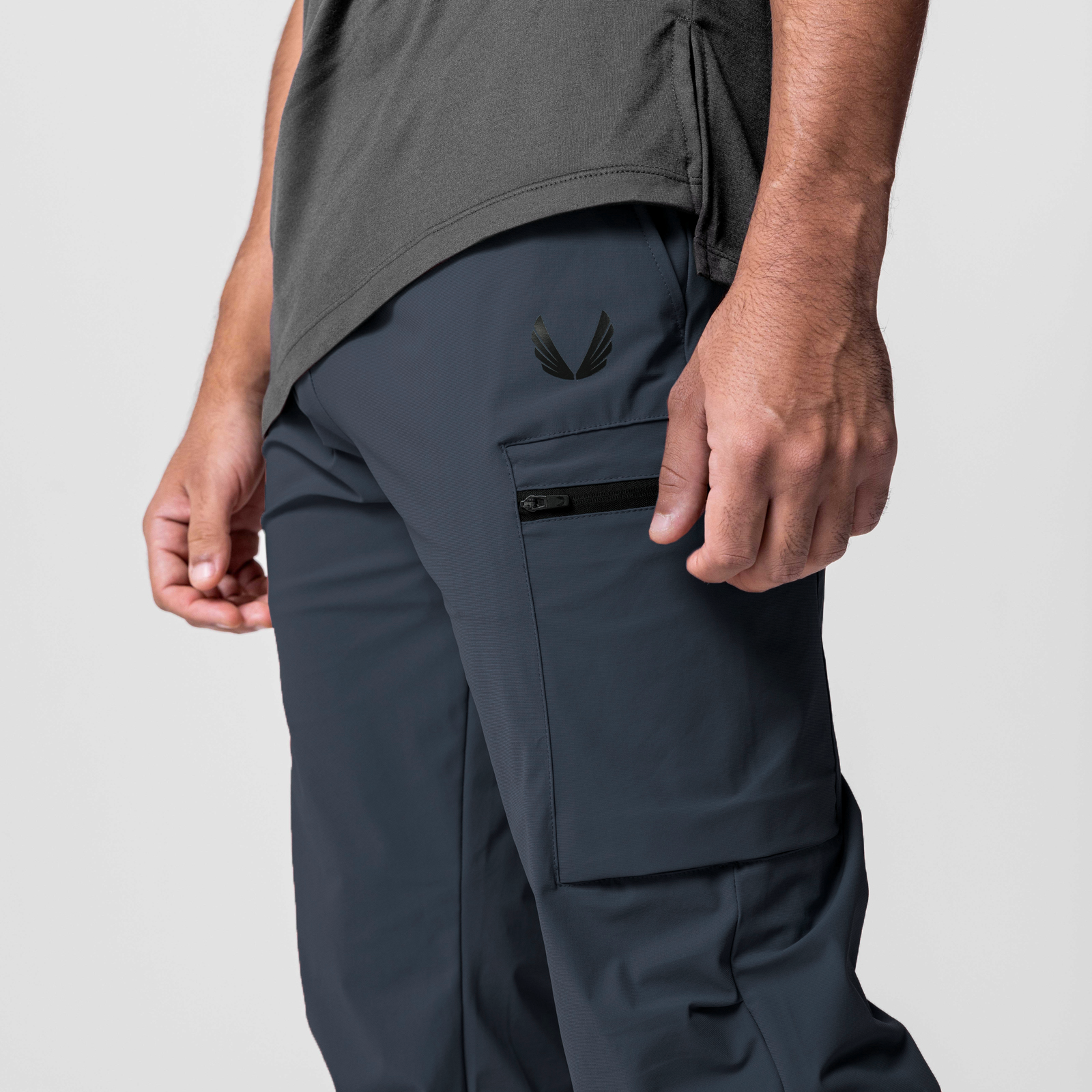 0656. Tetra-Lite® Standard Zip Jogger Navy | ASRV for sale
