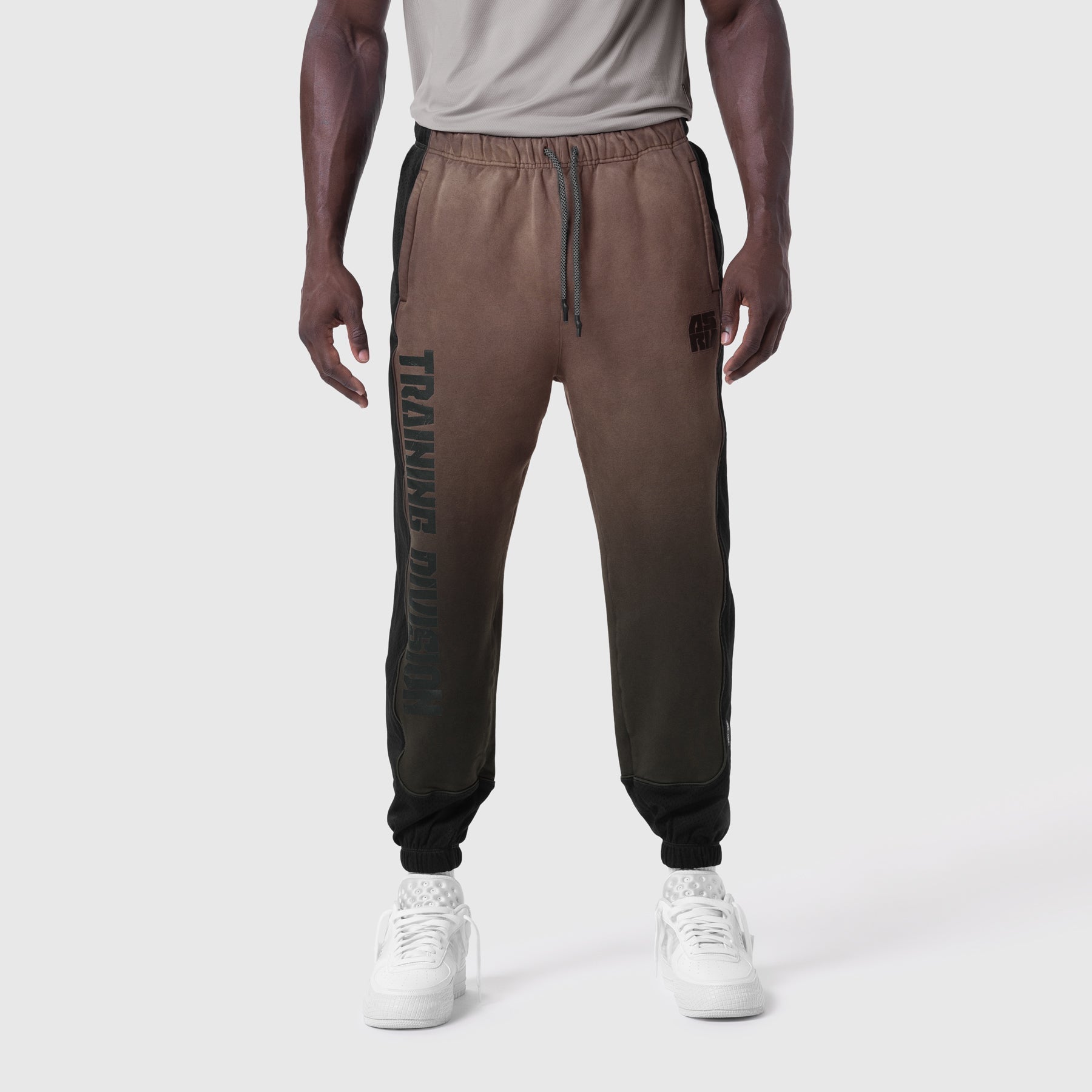1120. Tech-Terry™ Mesh Panel Sweats Dark Earth "Blade TD" | ASRV Online