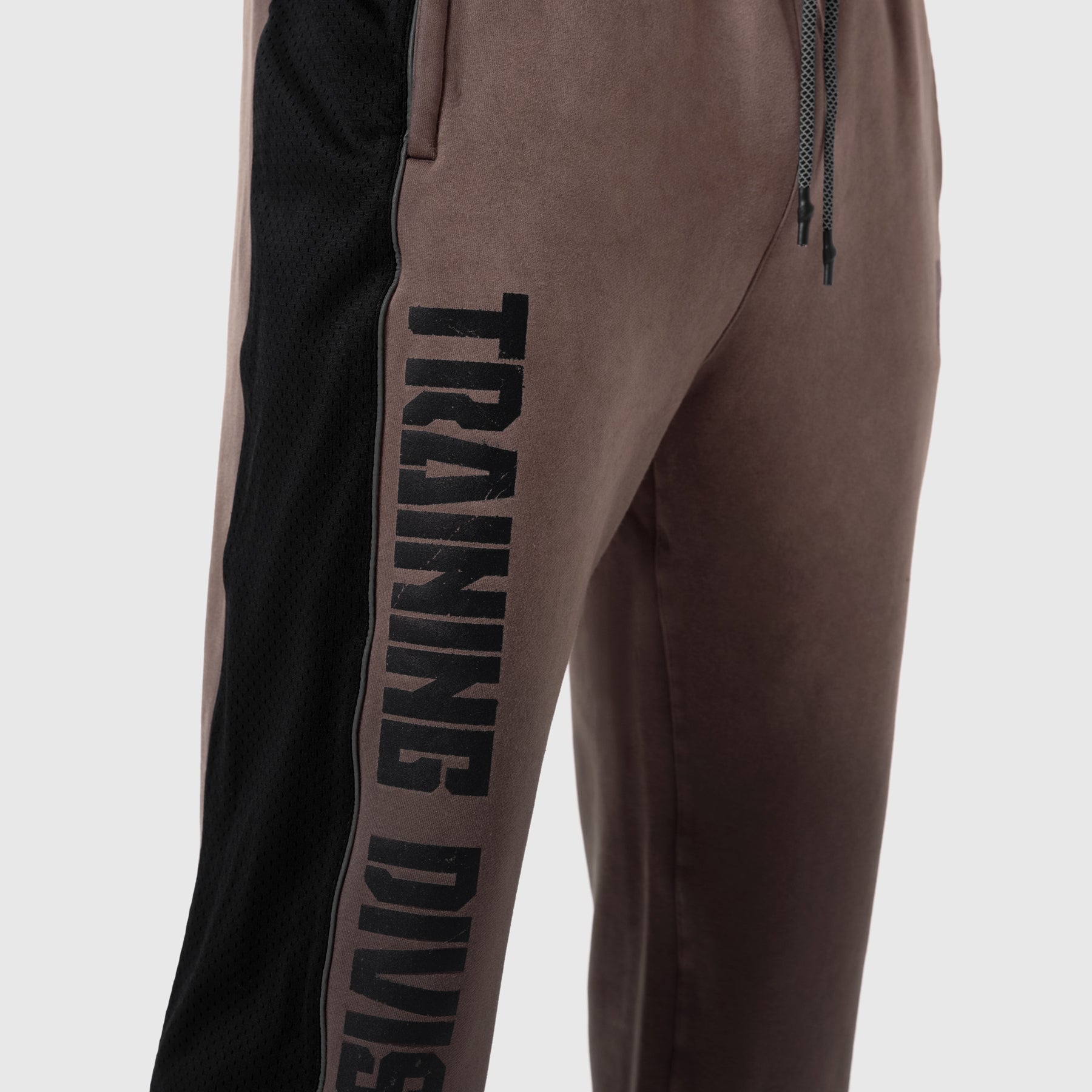 1120. Tech-Terry™ Mesh Panel Sweats Dark Earth "Blade TD" | ASRV Online