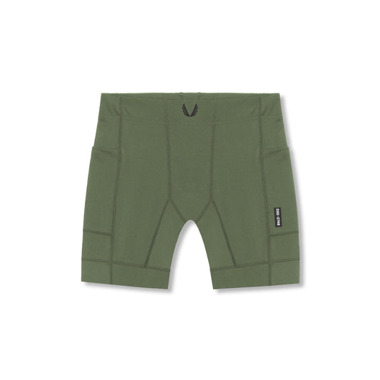 0746. WarpFlexx® Side Pocket 1/2-Length Legging Olive | ASRV Discount