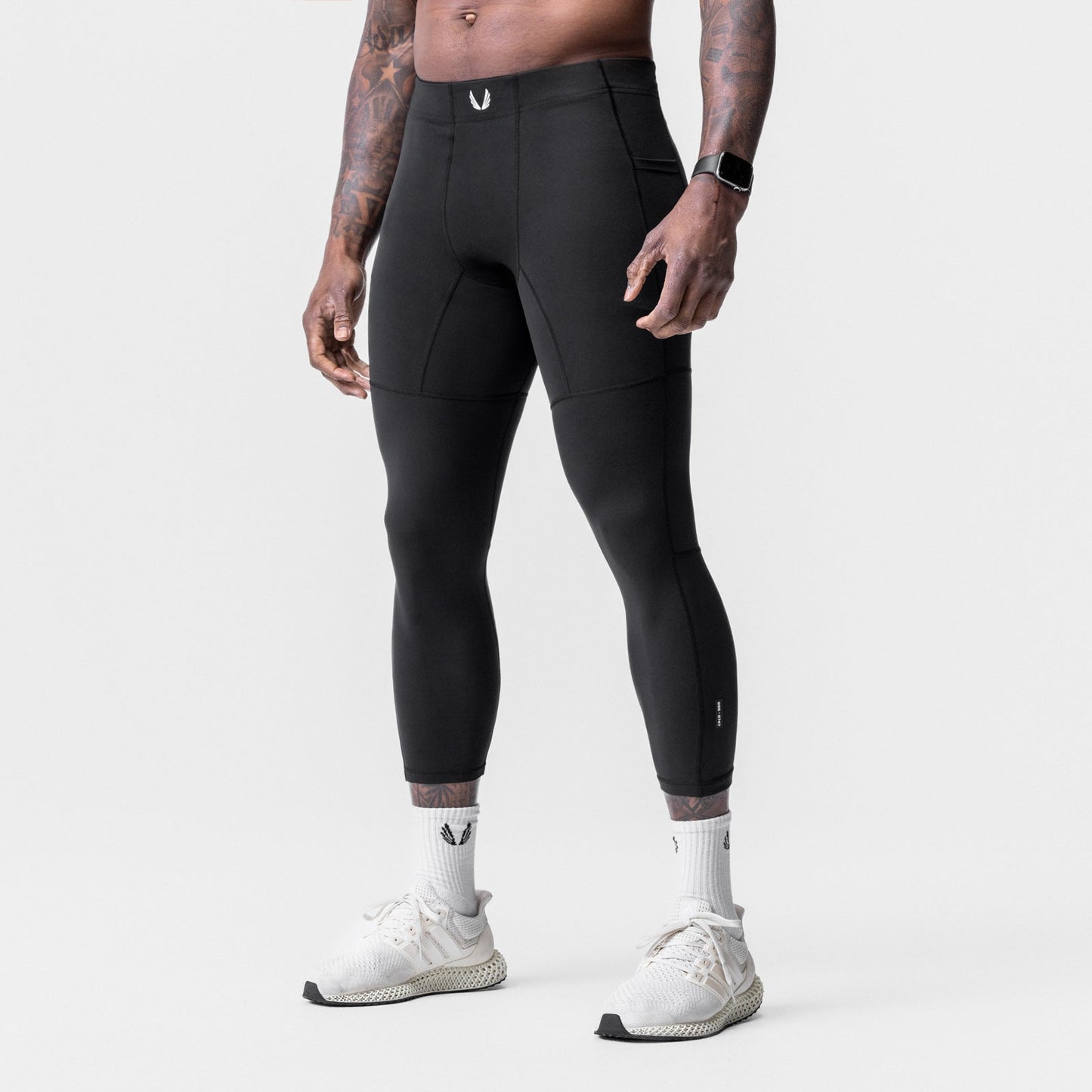 0747. WarpFlexx® Side Pocket 3/4-Length Legging Black | ASRV sale