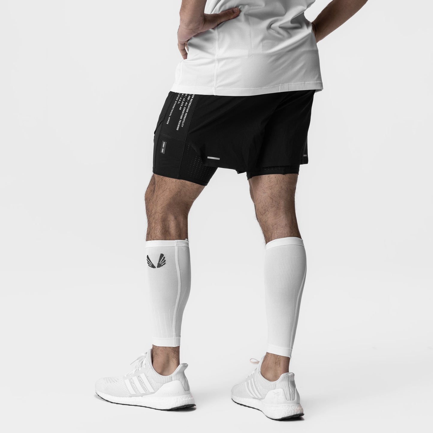 0941. Body-Mapped Calf Sleeve White | ASRV on sale