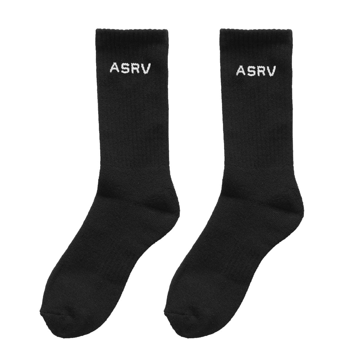 Essential Crew Socks (3 Pair) Black "ASRV" | ASRV on sale