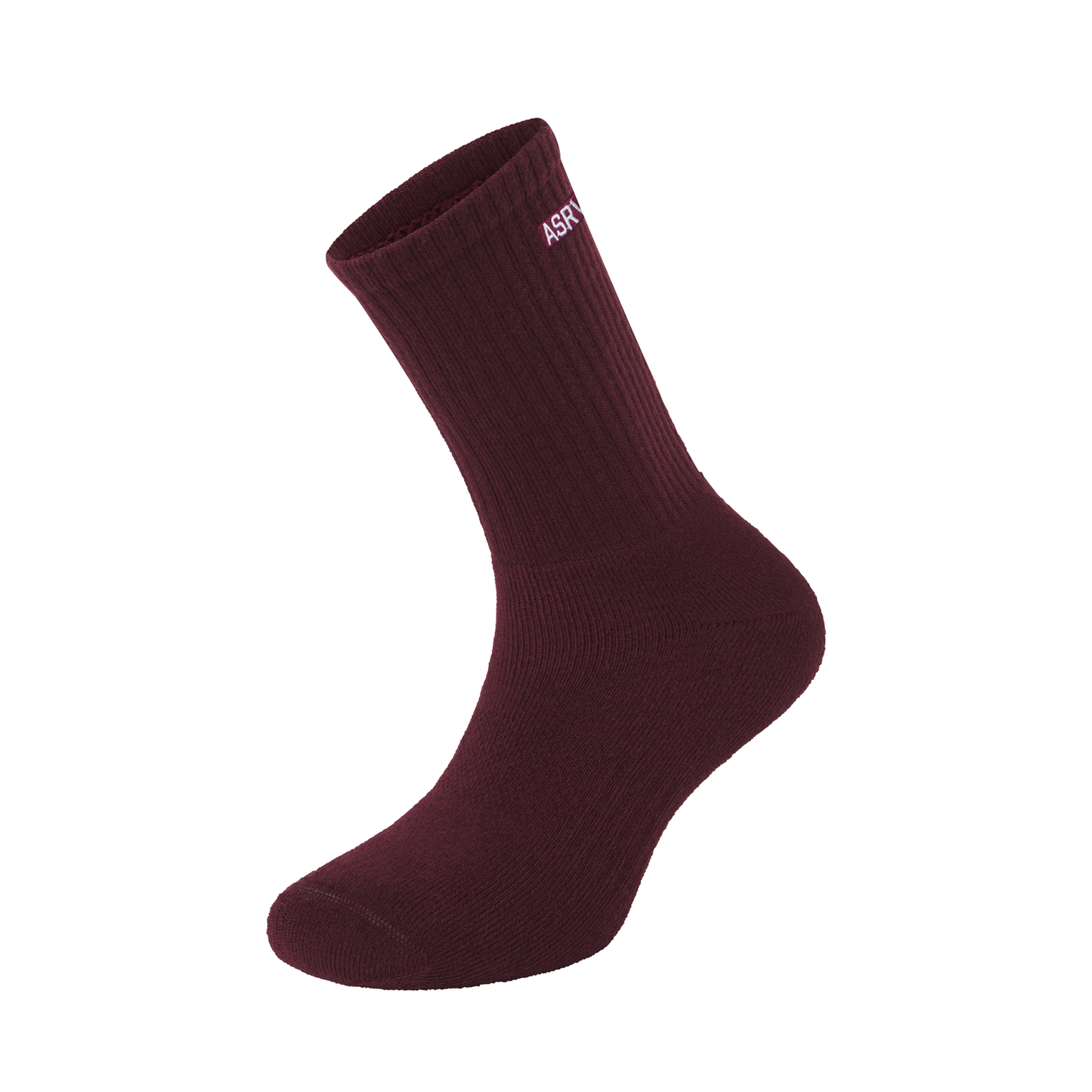 Essential Crew Socks (3 Pair) Crimson "ASRV" | ASRV for sale