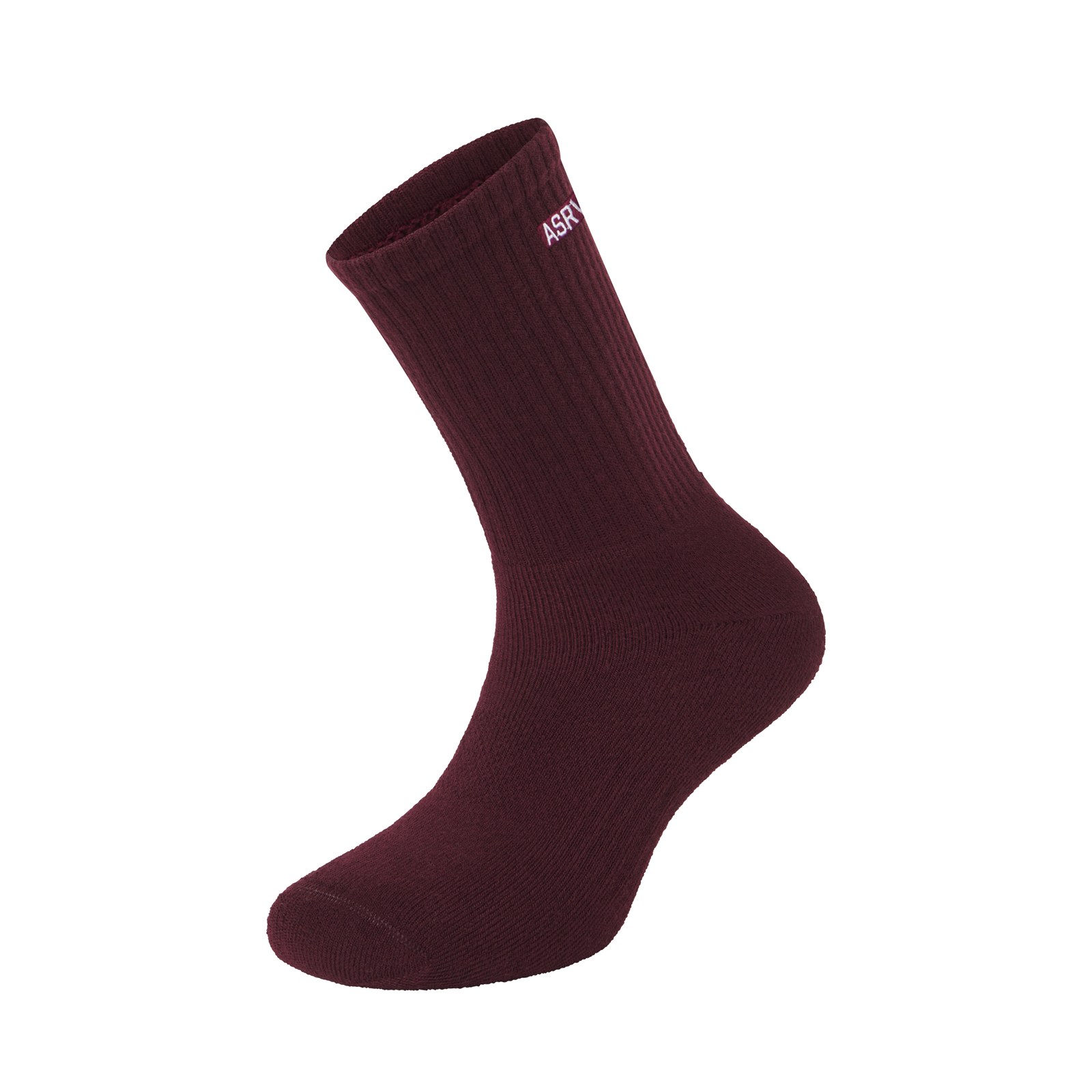 Essential Crew Socks (3 Pair) Crimson "ASRV" | ASRV for sale