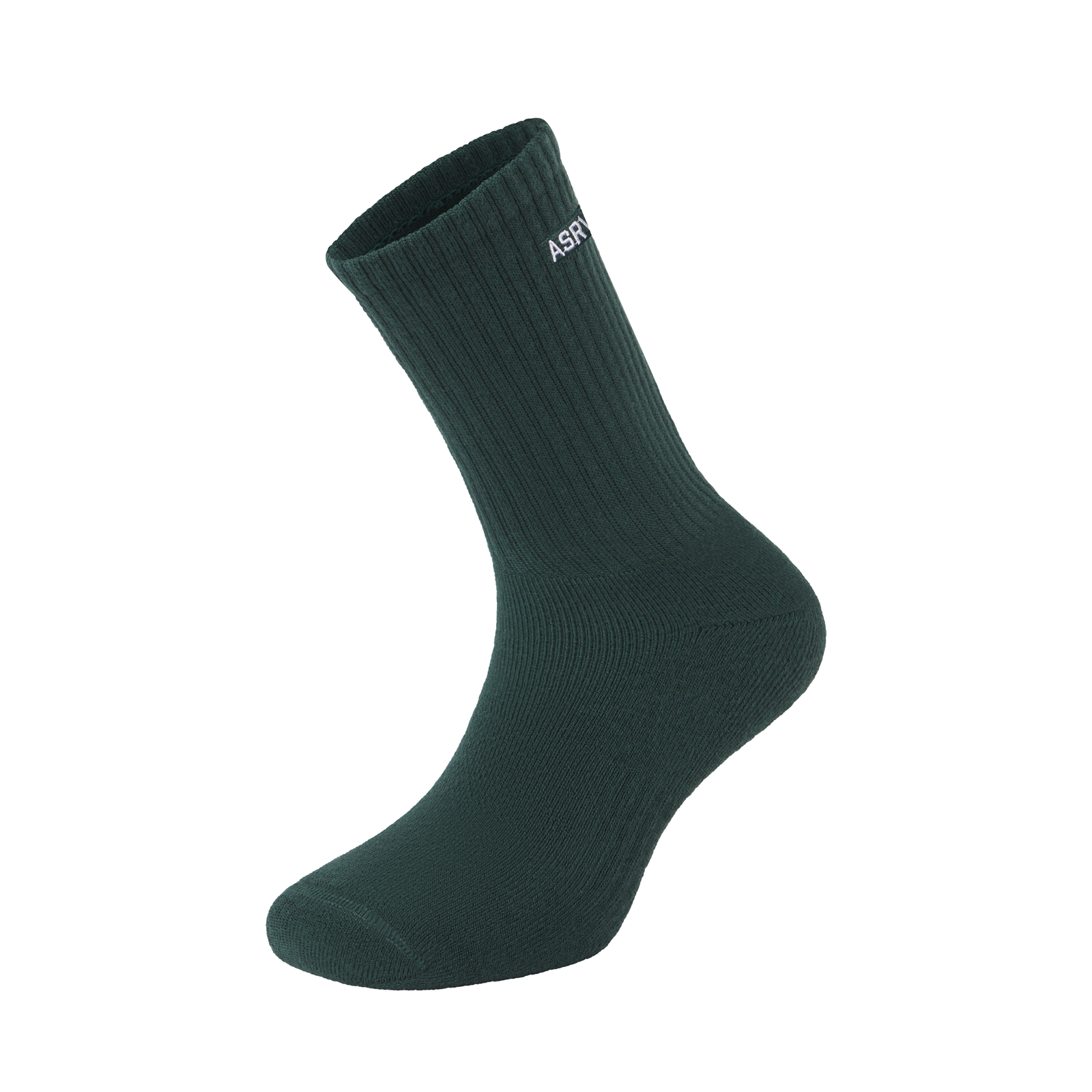 Essential Crew Socks (3 Pair) Forest Green "ASRV" | ASRV discount