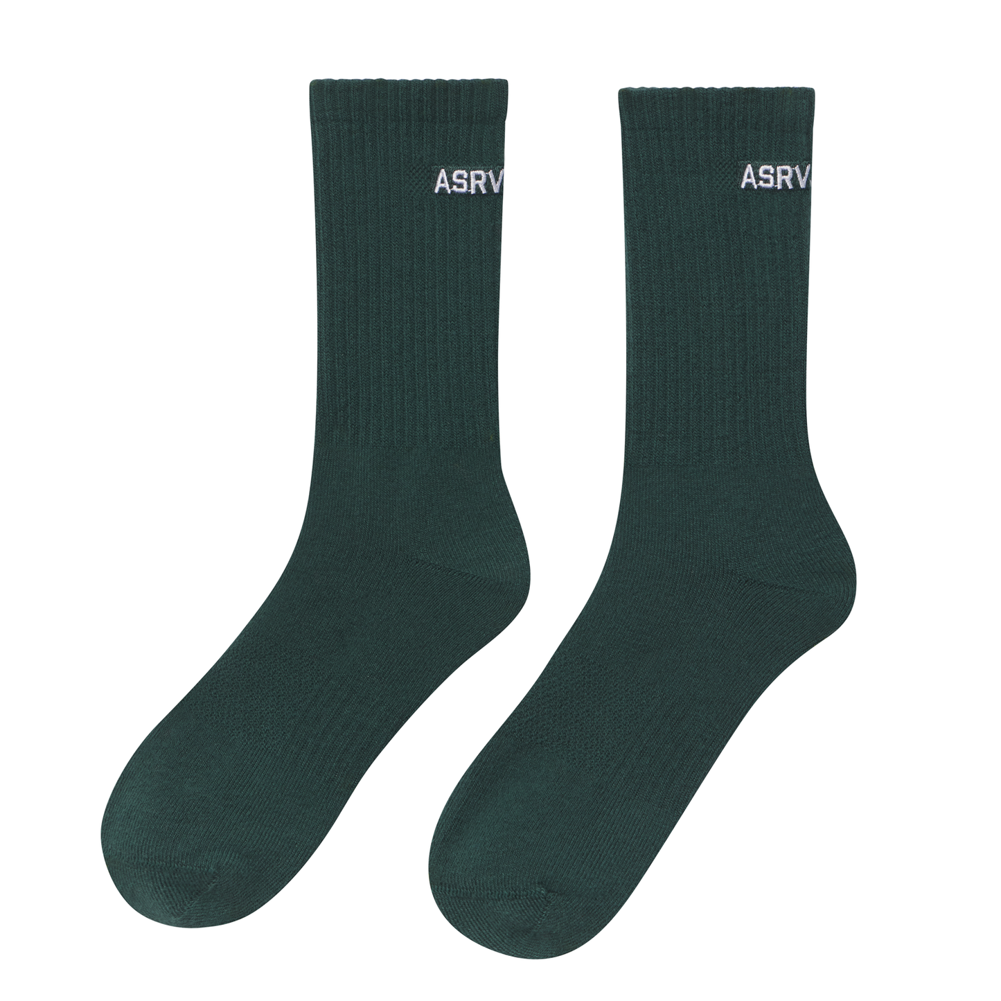 Essential Crew Socks (3 Pair) Forest Green "ASRV" | ASRV discount