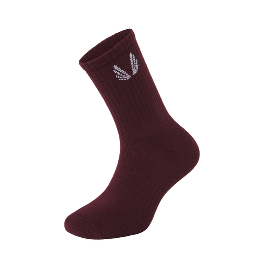Essential Crew Socks (3 Pair) Crimson | ASRV Discount