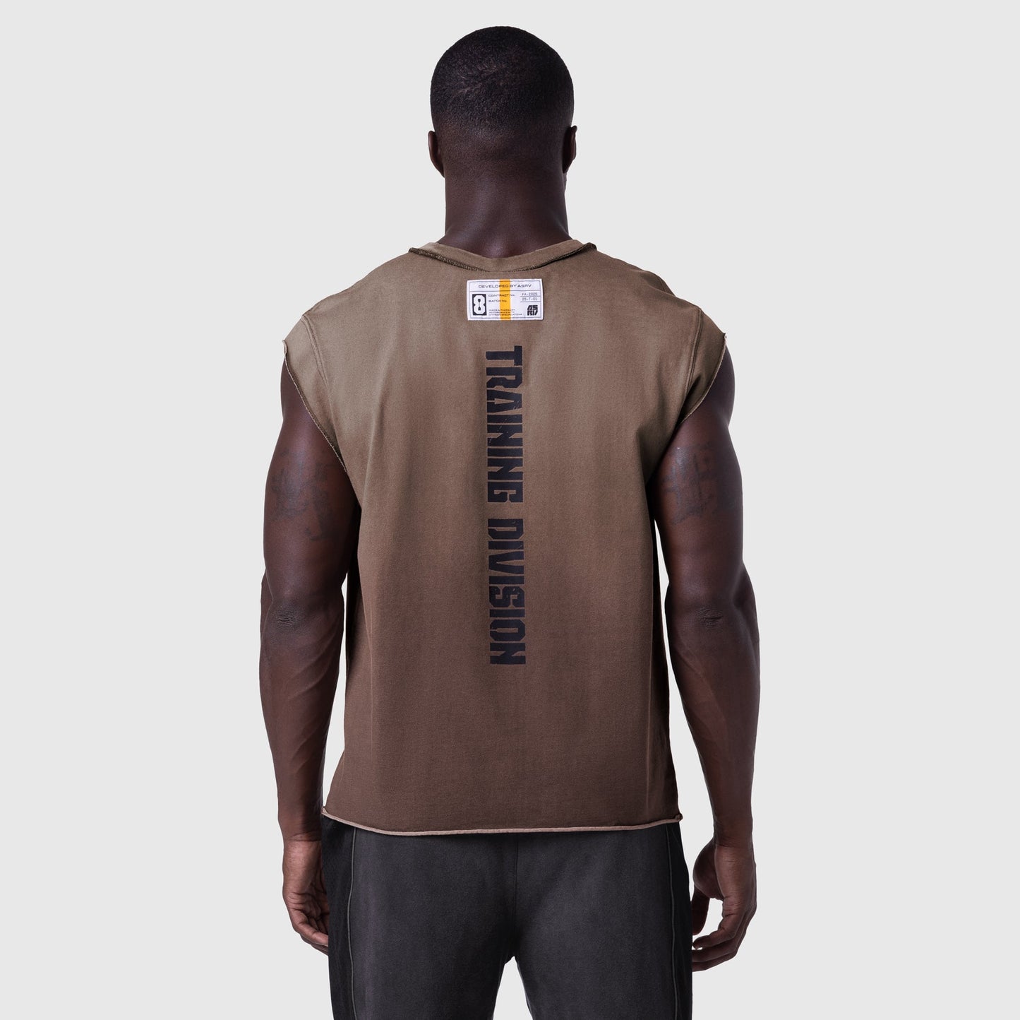 1115. Tech Essential™ Cap Shoulder Cutoff Dark Earth Sun Fade | ASRV for sale