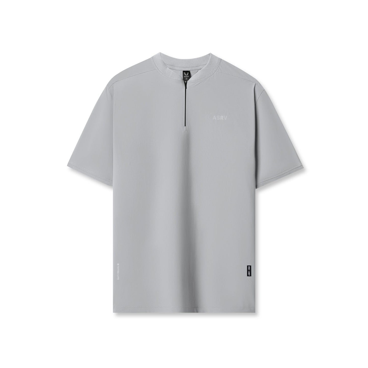 1087. Tetra-Lite® Ice Zip Tee Slate Grey | ASRV Discount