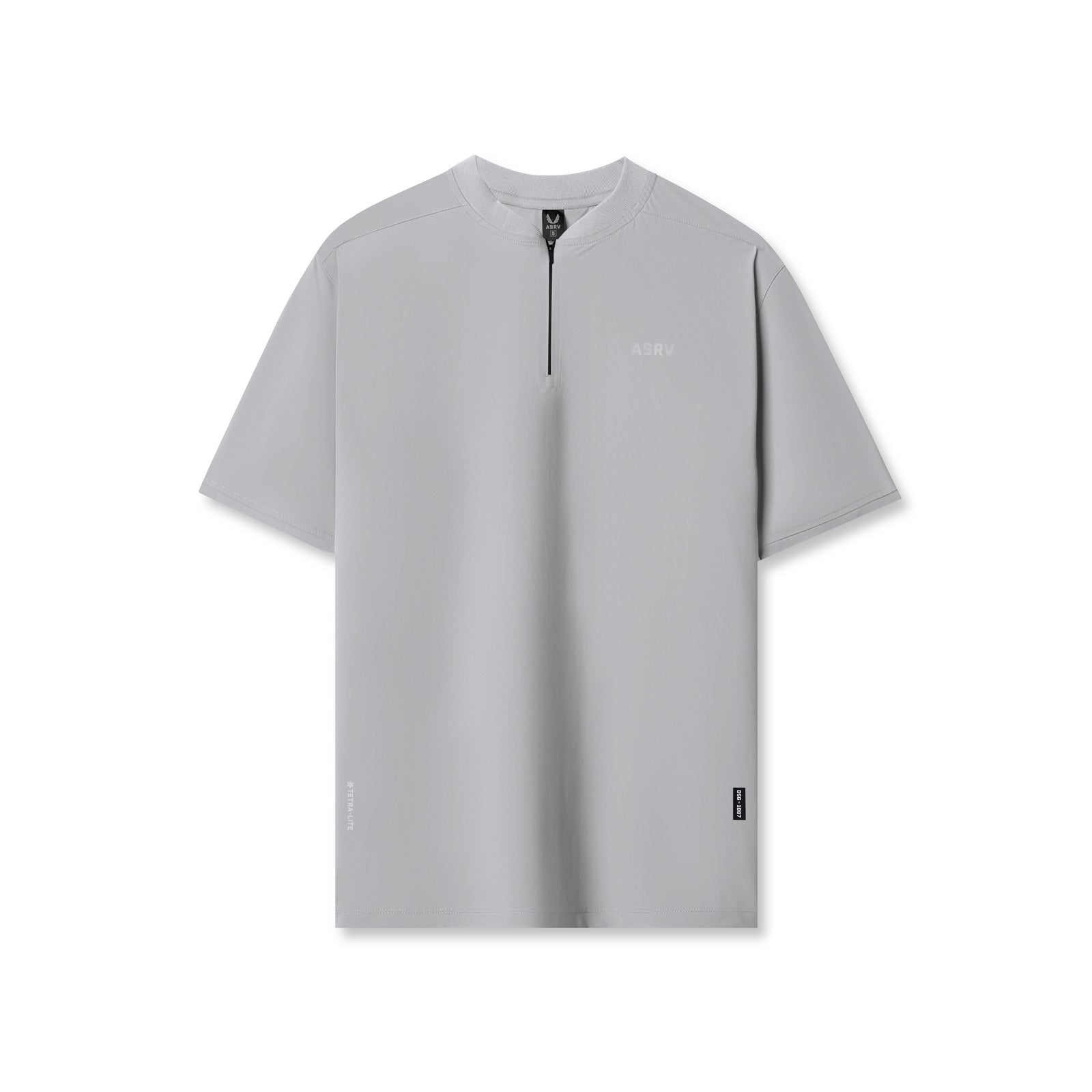 1087. Tetra-Lite® Ice Zip Tee Slate Grey | ASRV Discount