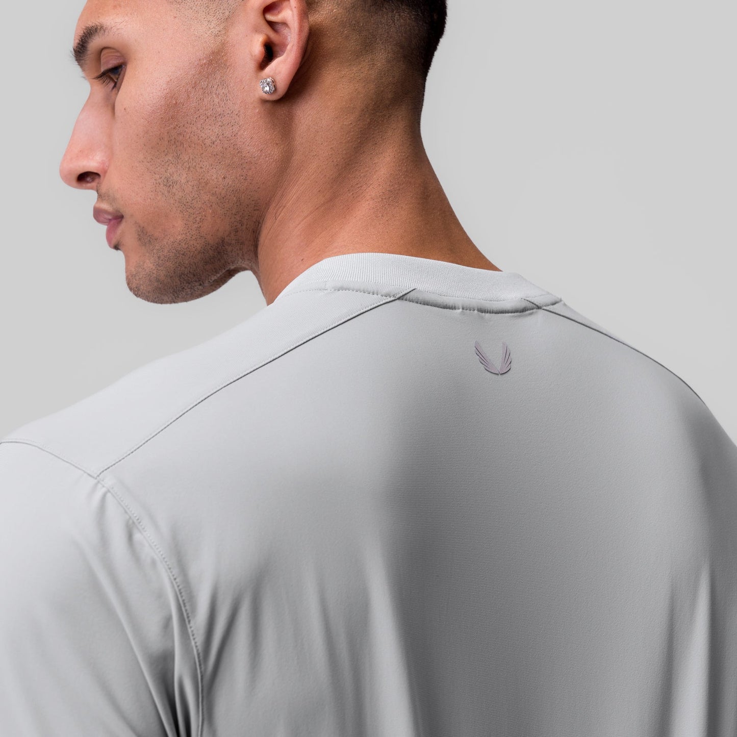 1087. Tetra-Lite® Ice Zip Tee Slate Grey | ASRV Discount