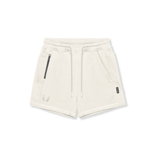 0867. Tech-Terry™ Sidelock Sweat Short Ivory Cream | ASRV sale