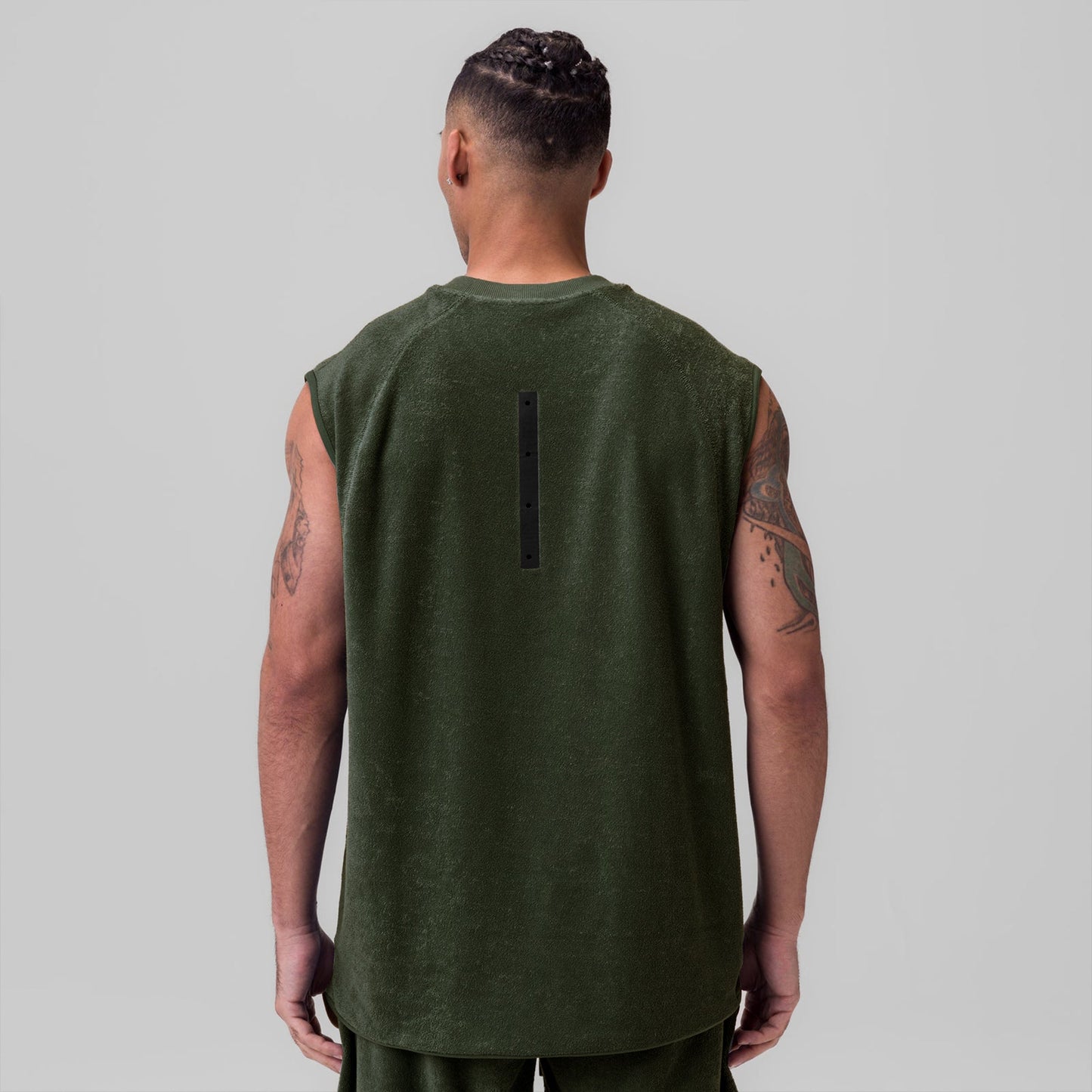 1092. Towel Terry Cutoff Olive | ASRV Discount