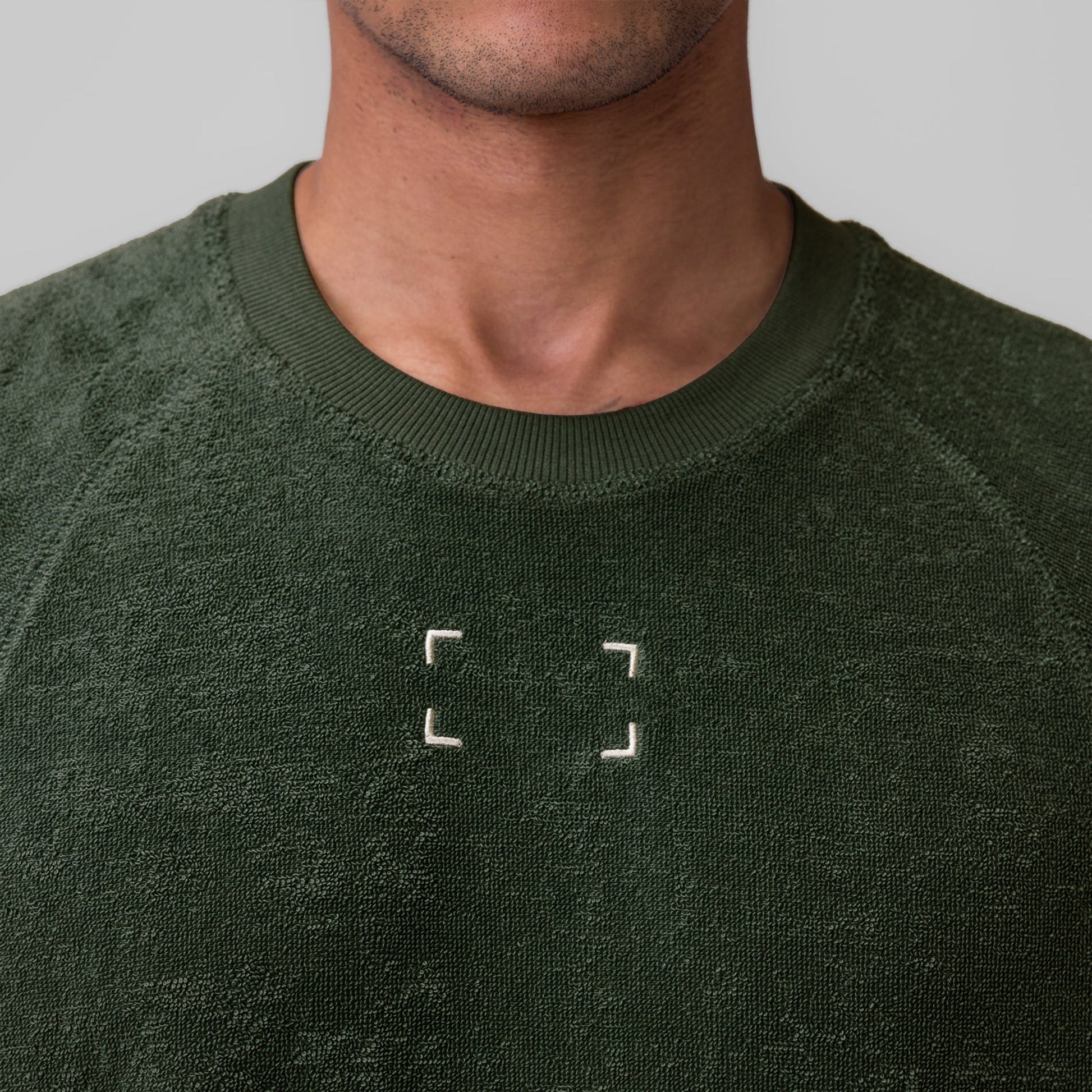 1092. Towel Terry Cutoff Olive | ASRV Discount
