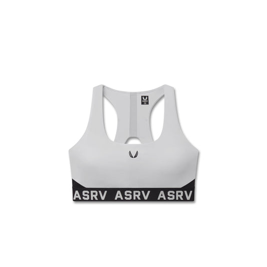 W083. LYCRA® ADAPTIV Racerback Sports Bra Slate Grey | ASRV Online