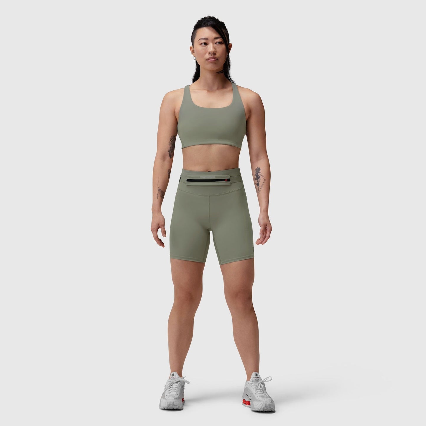 W039. LYCRA® Hybrid Sports Bra Sage | ASRV near me