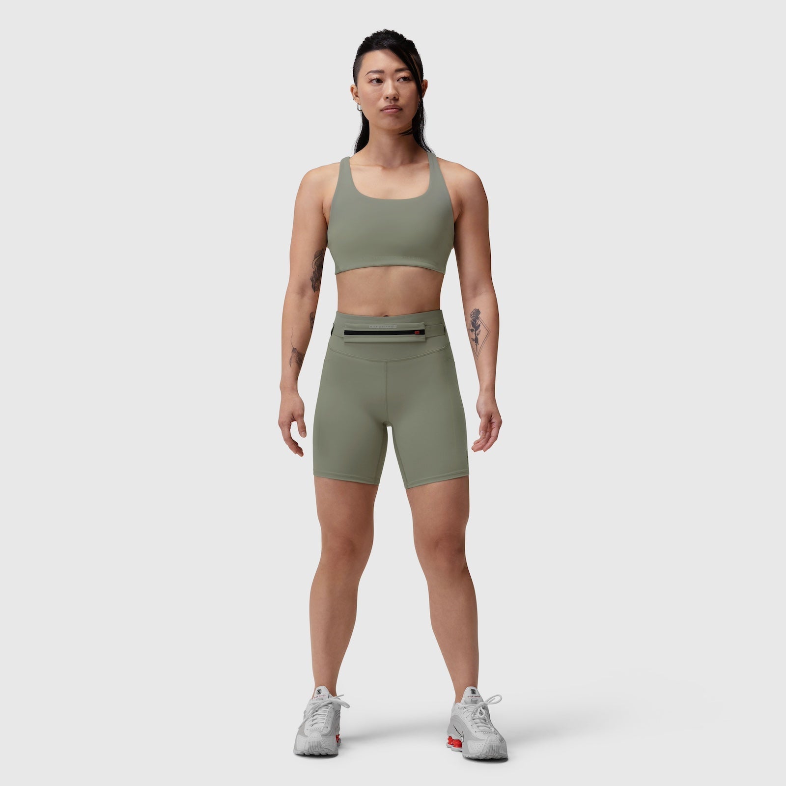 W039. LYCRA® Hybrid Sports Bra Sage | ASRV near me