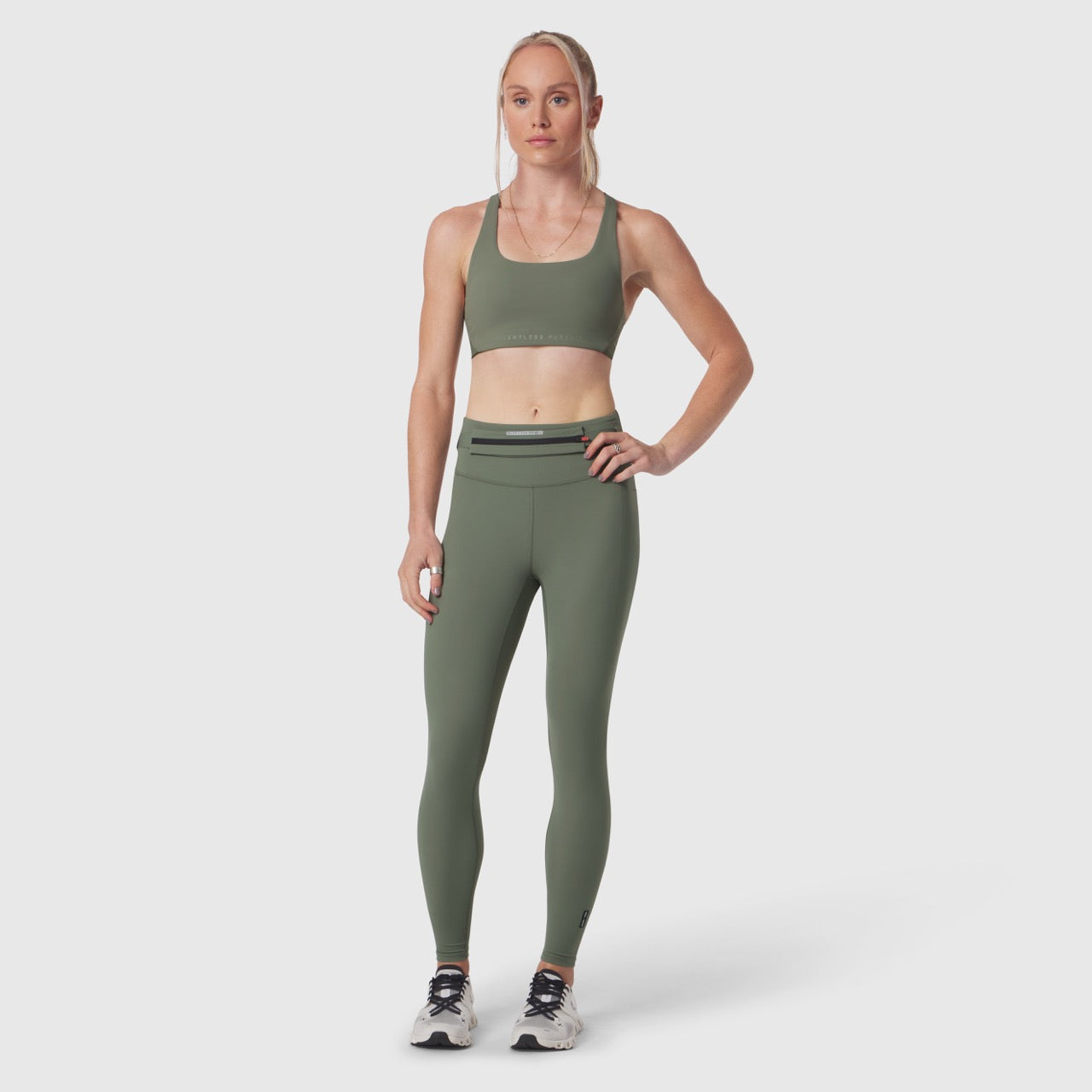 W039. LYCRA® Hybrid Sports Bra Sage | ASRV near me