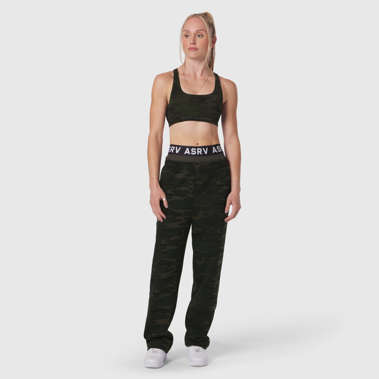 W039. LYCRA® Hybrid Sports Bra Dark Camo | ASRV sale