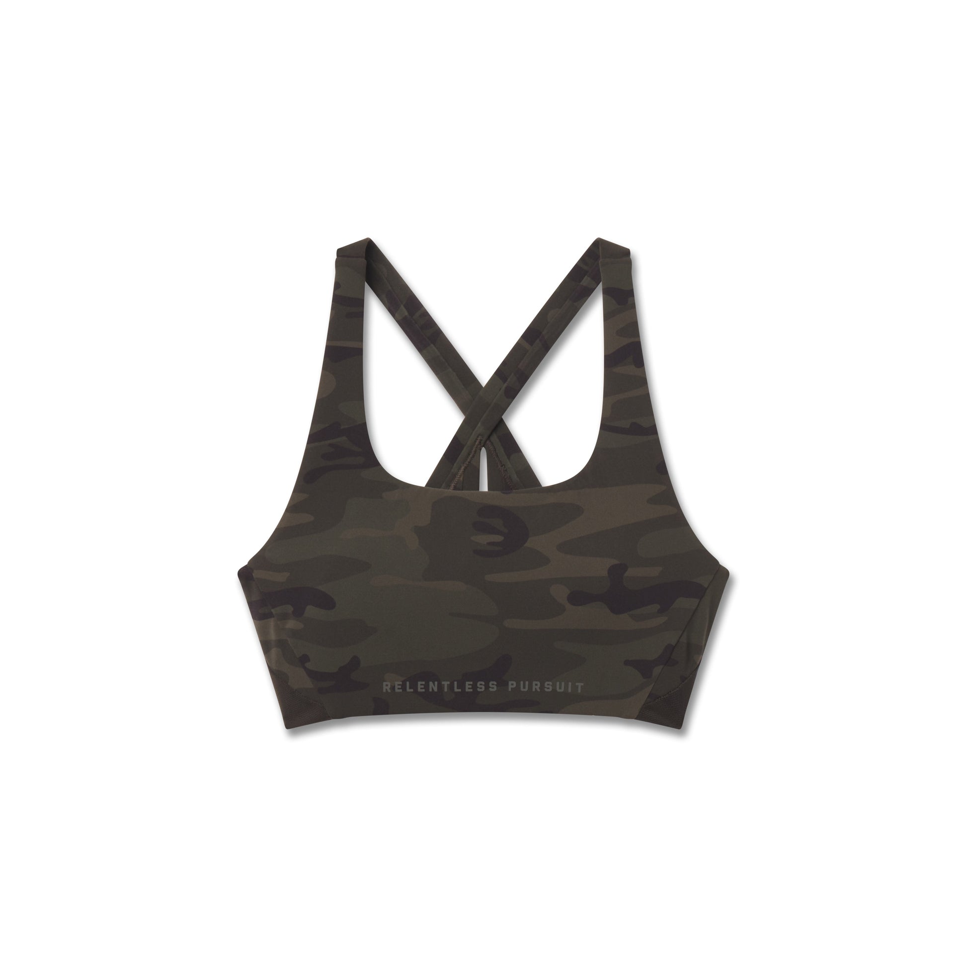 W039. LYCRA® Hybrid Sports Bra Dark Camo | ASRV sale